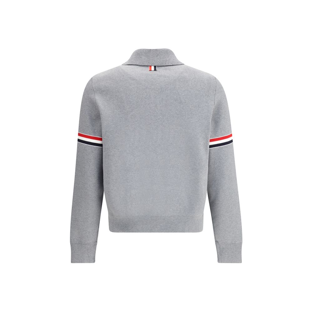 Gray Nylon Sweatshirt - ventzia