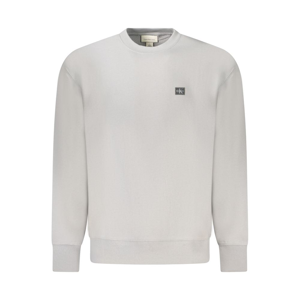 "Grigio Cotton Men Sweatshirt" - ventzia
