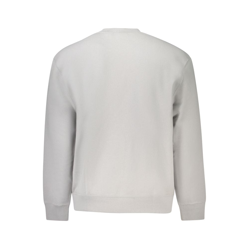 "Grigio Cotton Men Sweatshirt" - ventzia