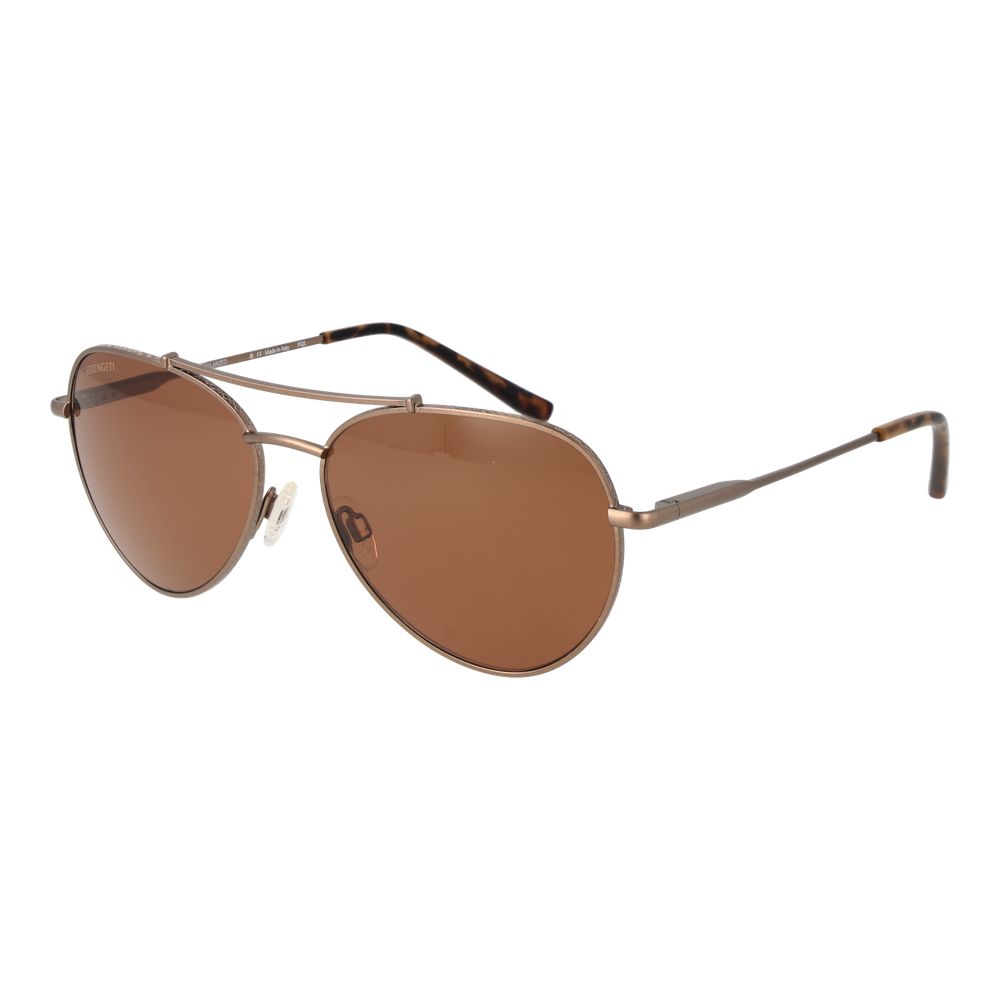 Brown Metal Sunglasses - ventzia
