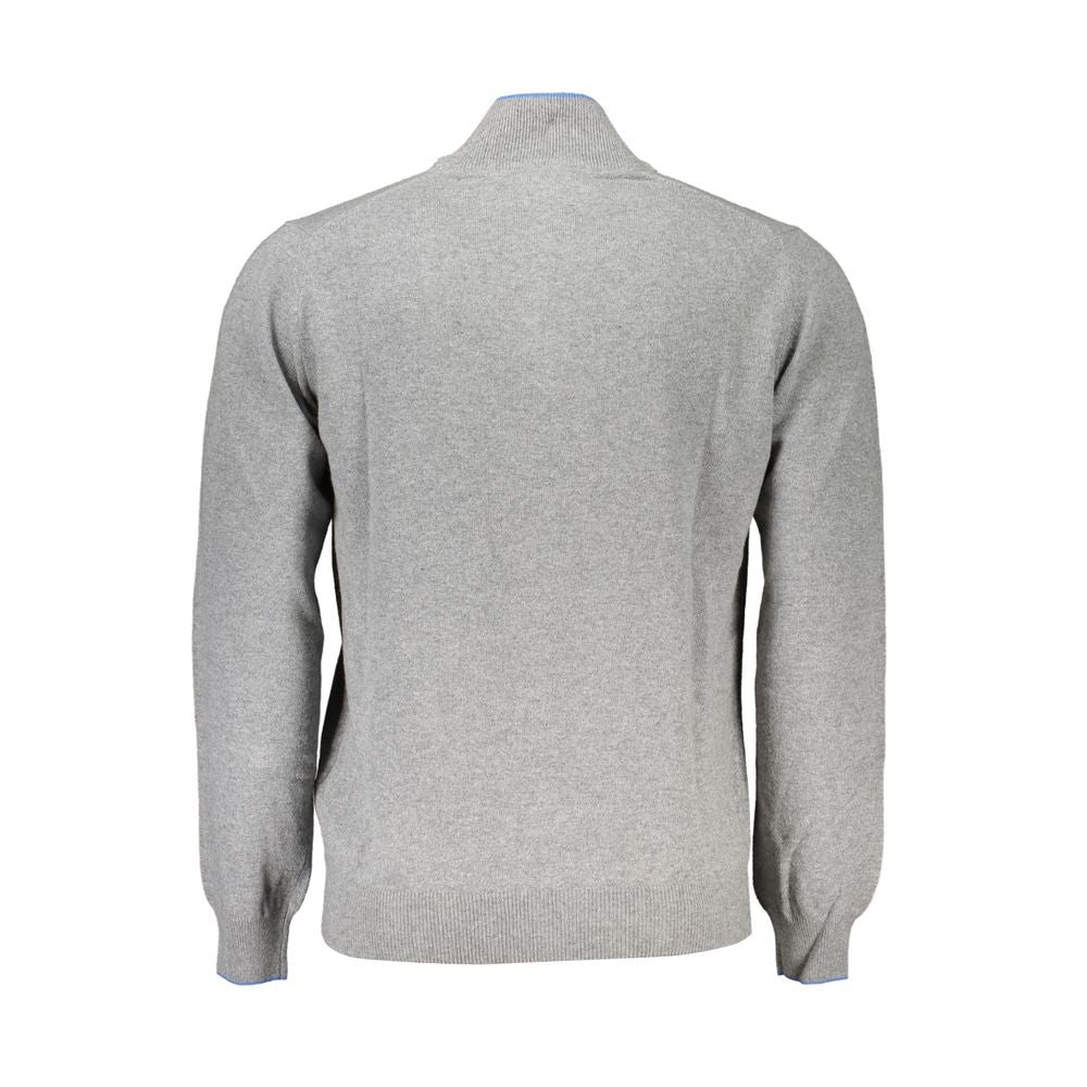 Gray Fabric Sweater - ventzia