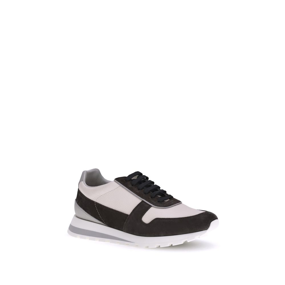 Multicolor Calf Leather Bos Taurus Platform Sneakers - ventzia