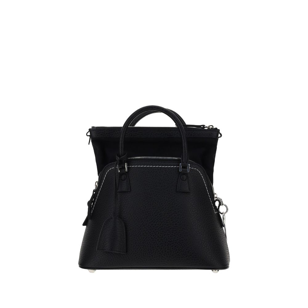 Black Calf Leather Bos Taurus Handbag