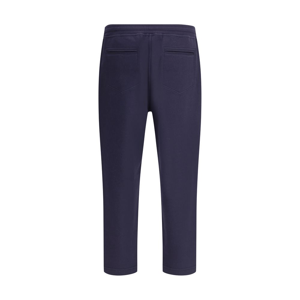 Blue Cotton Casual Pants - ventzia