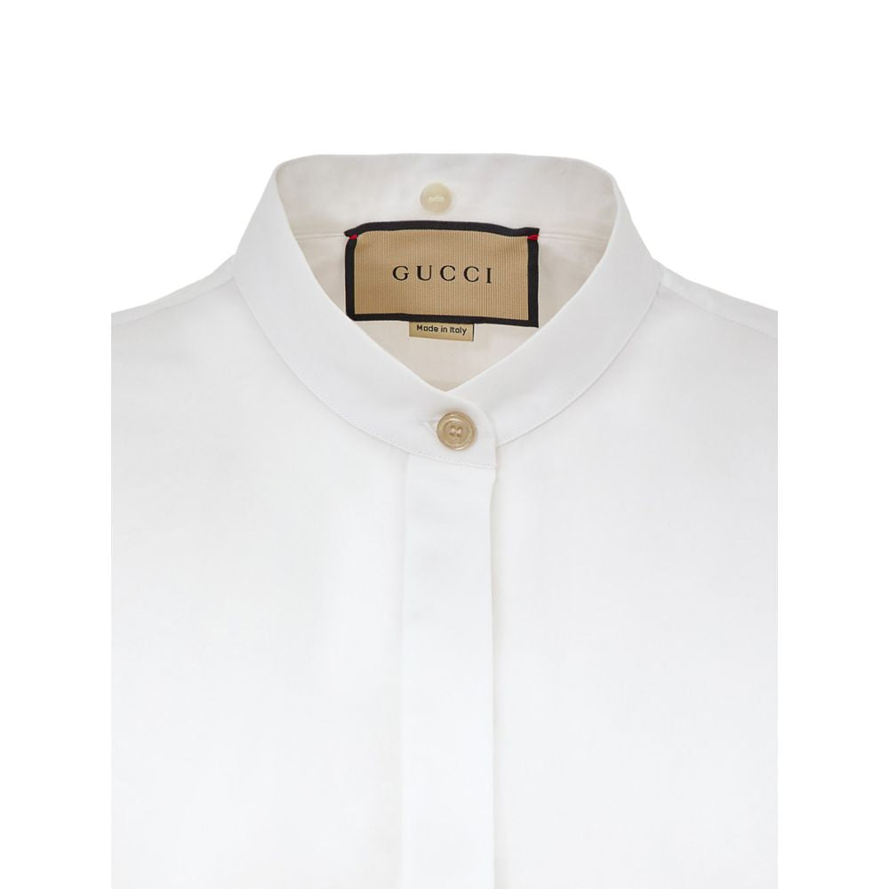 White Cotton Shirt - ventzia