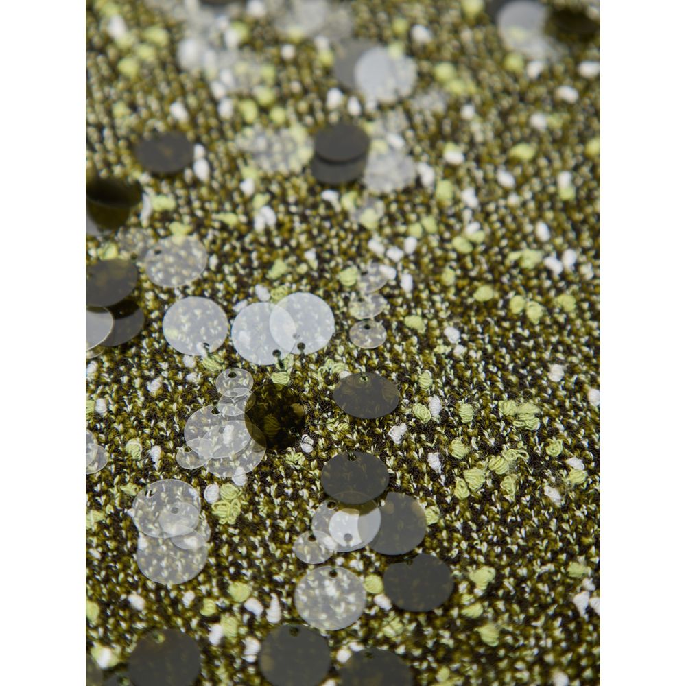 Green Viscose Mini Skirt - ventzia