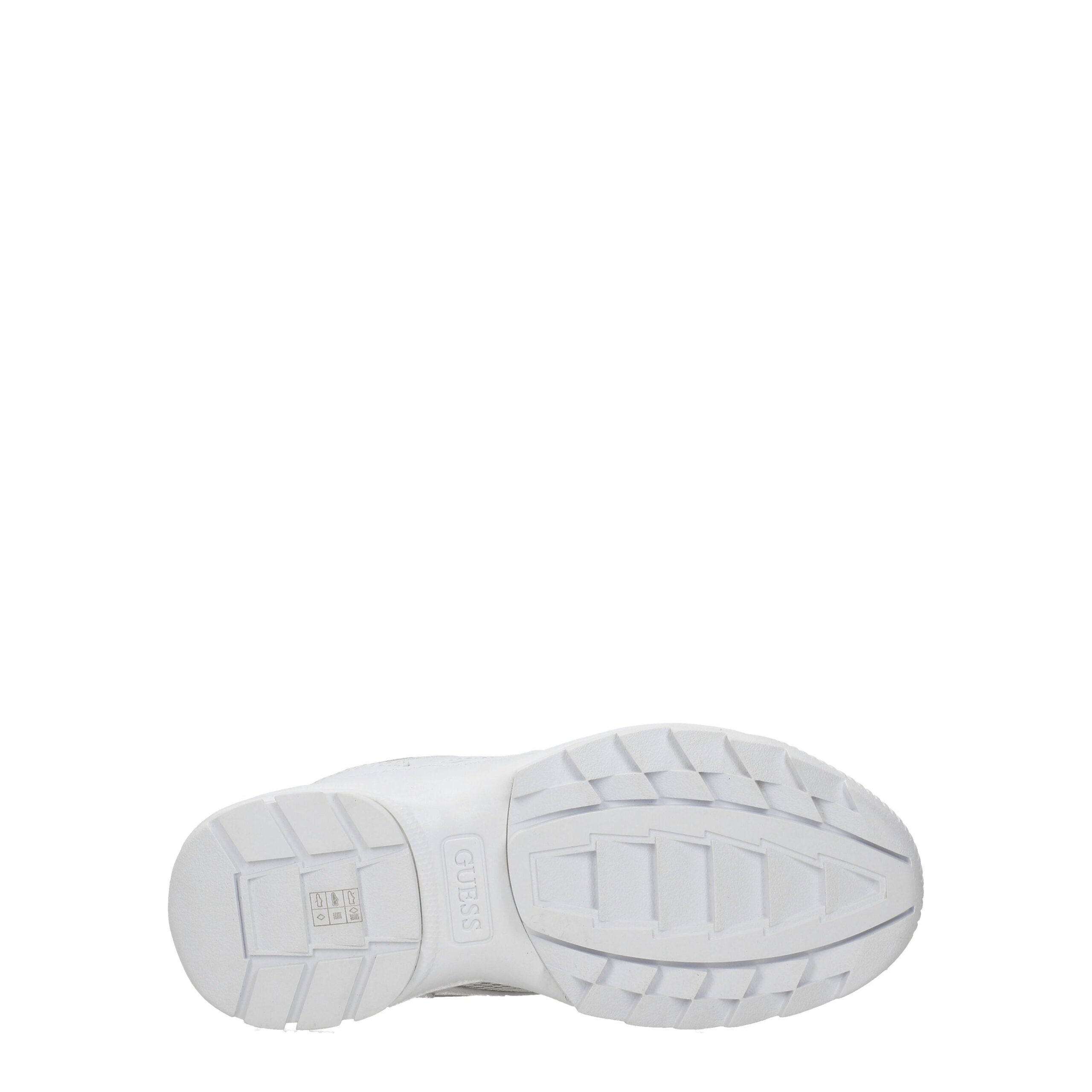 White Polyethylene Chunky Sneakers - ventzia