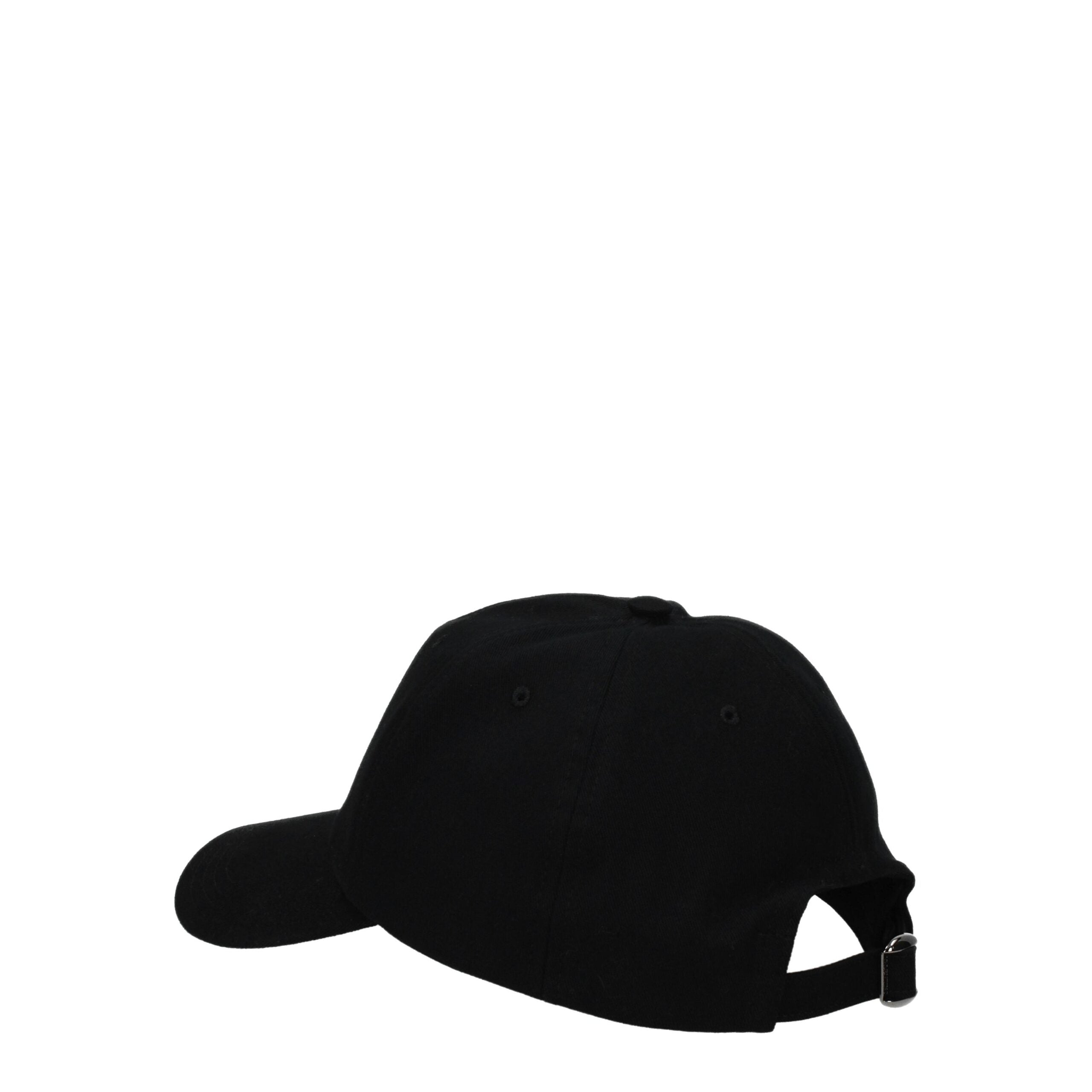 Black Cotton Cap (Baseball Hat) - ventzia