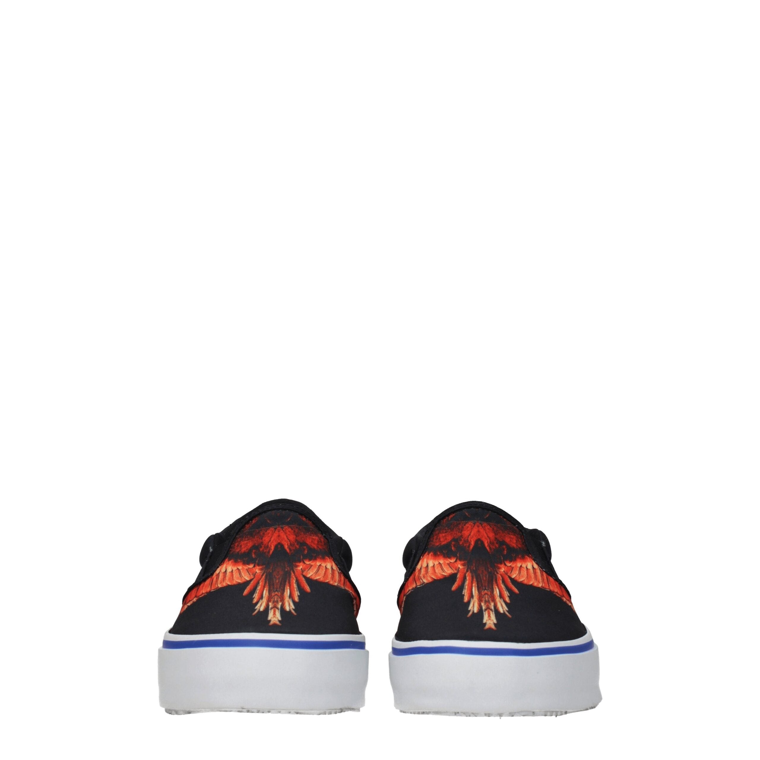 Black Fabric Slip-On Loafers - ventzia