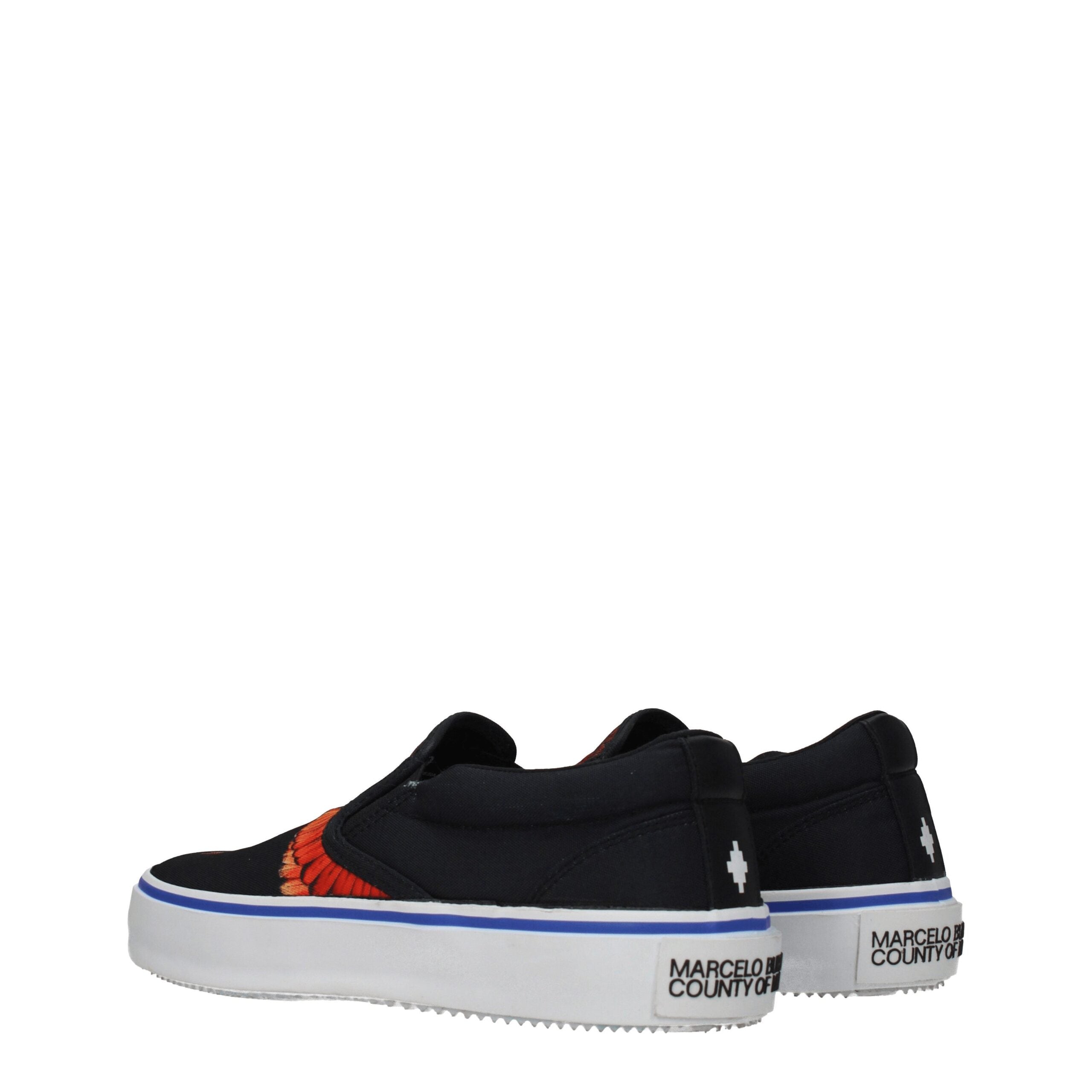 Black Fabric Slip-On Loafers - ventzia