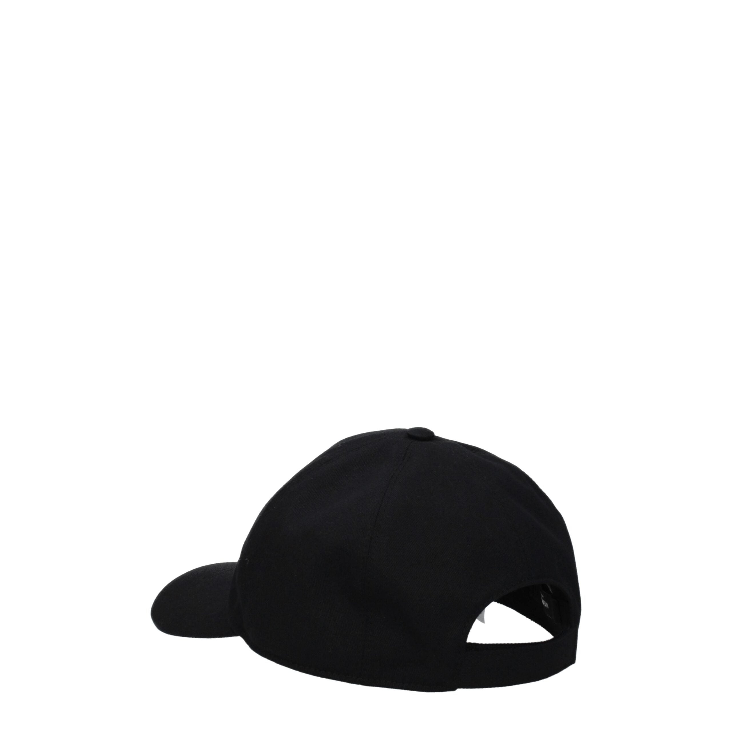 Black Cotton Cap (Baseball Hat) - ventzia