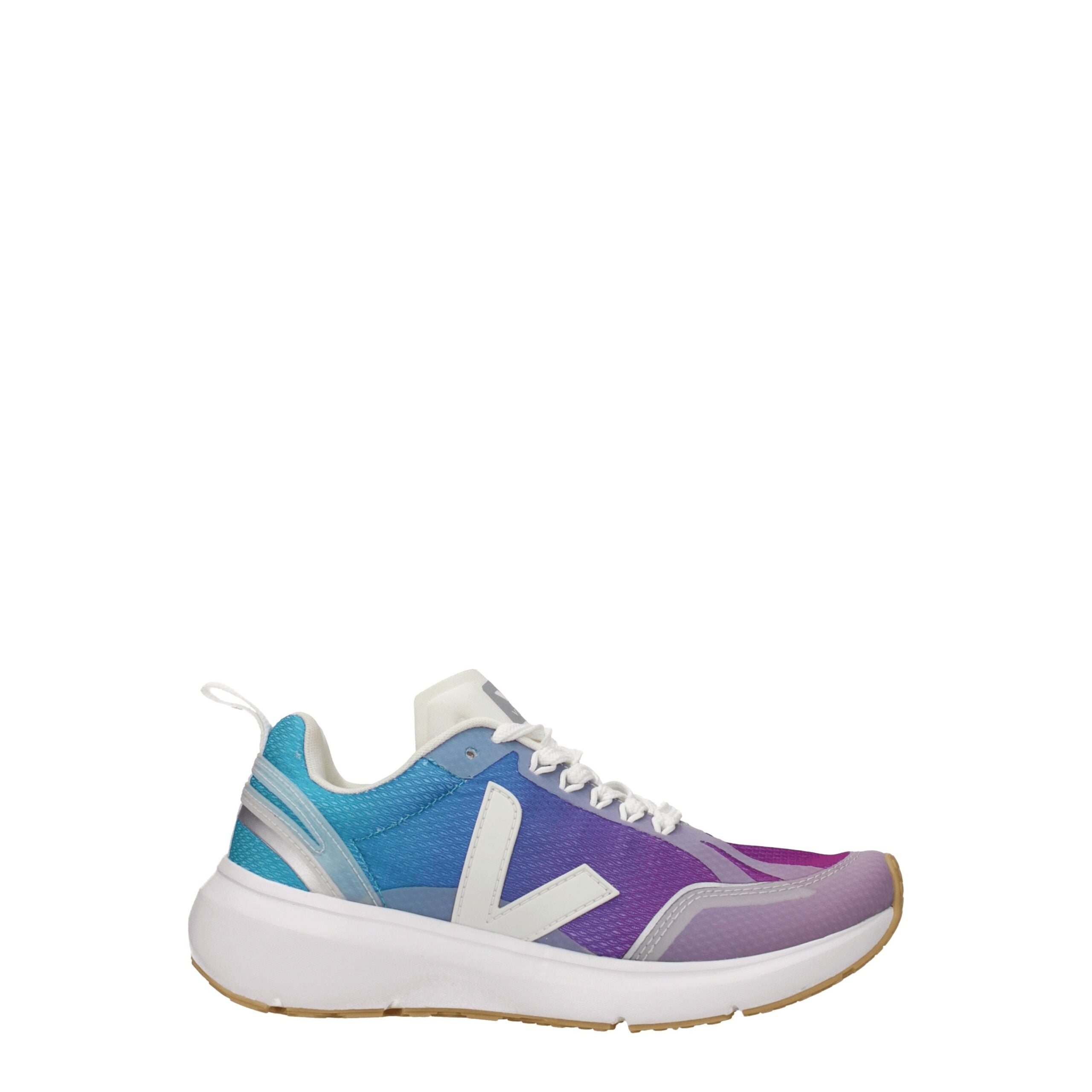 Multicolor Fabric Athletic Sneakers - ventzia