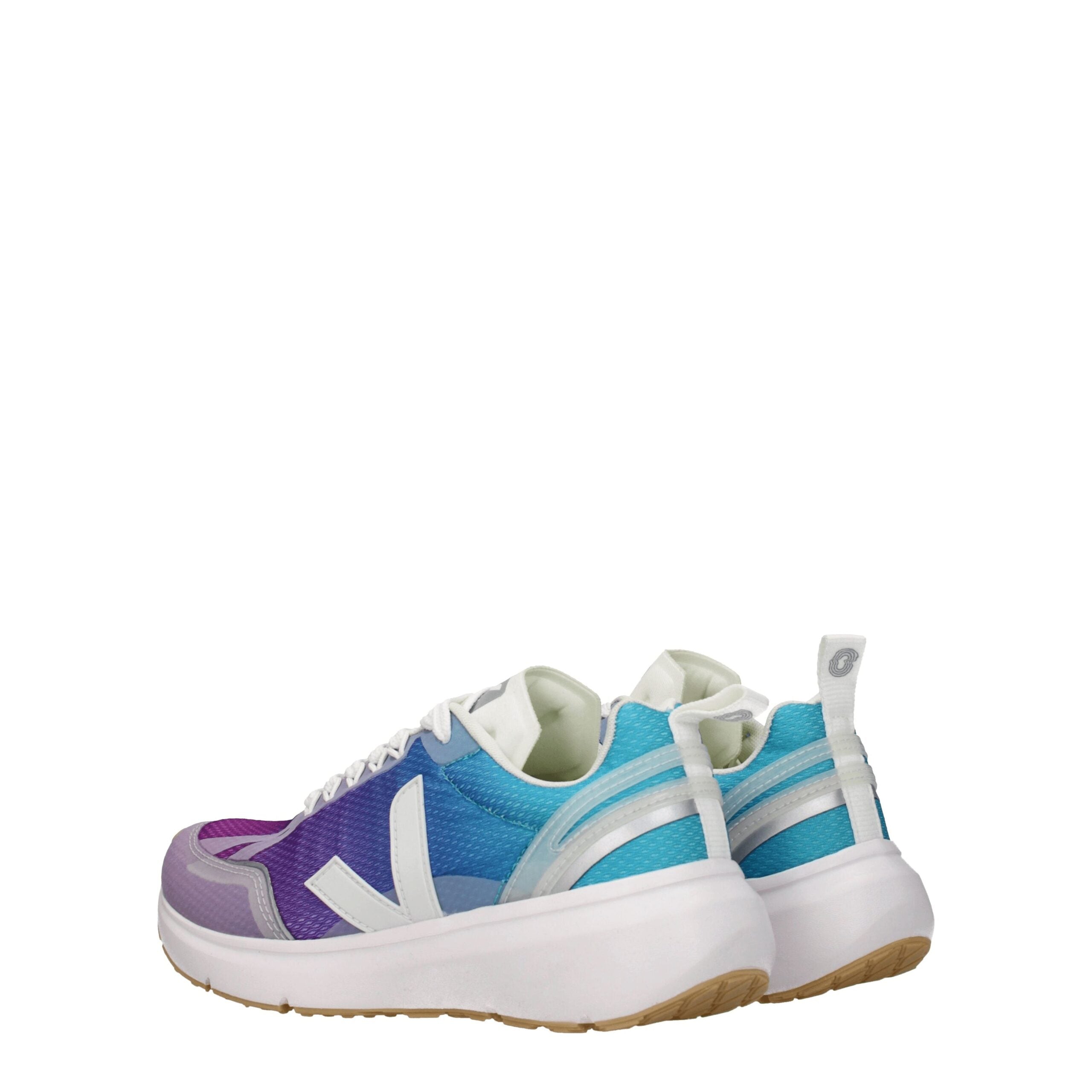 Multicolor Fabric Athletic Sneakers - ventzia