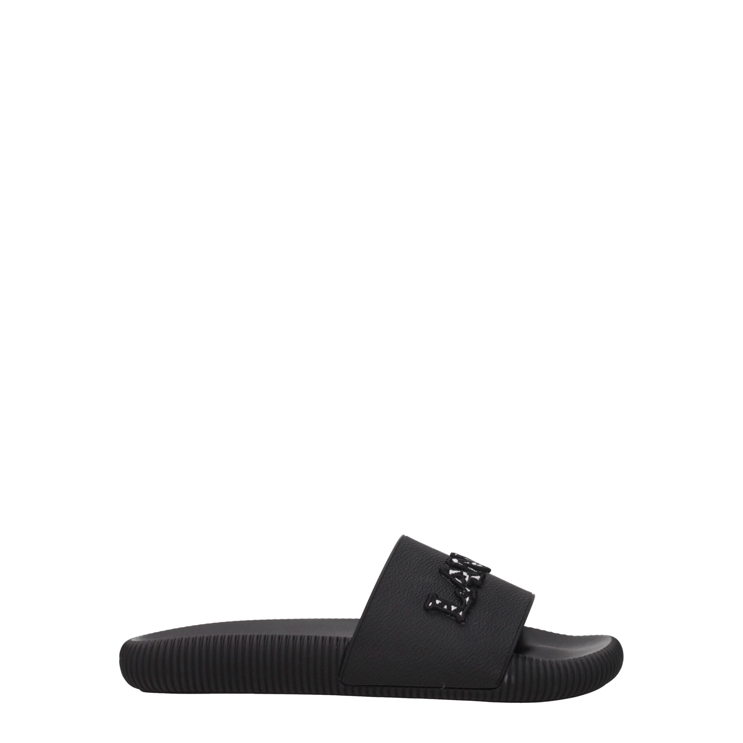 Black Cotton Slippers - ventzia