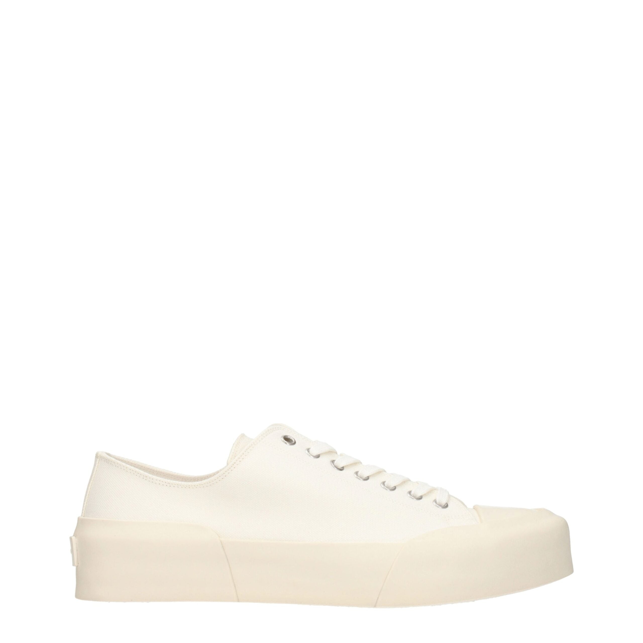 Beige Fabric Low Top Sneakers - ventzia