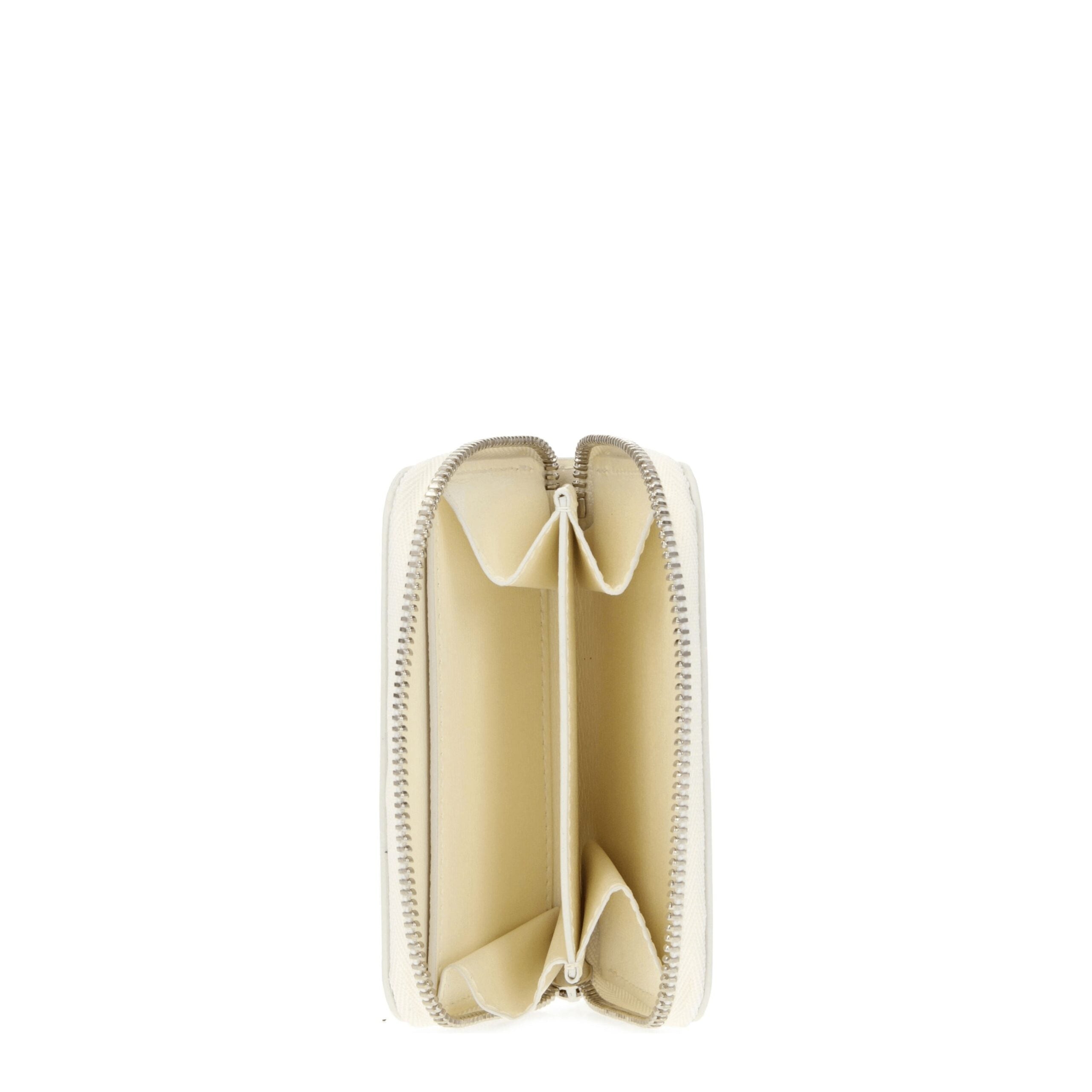 Beige Leather Wallet - ventzia