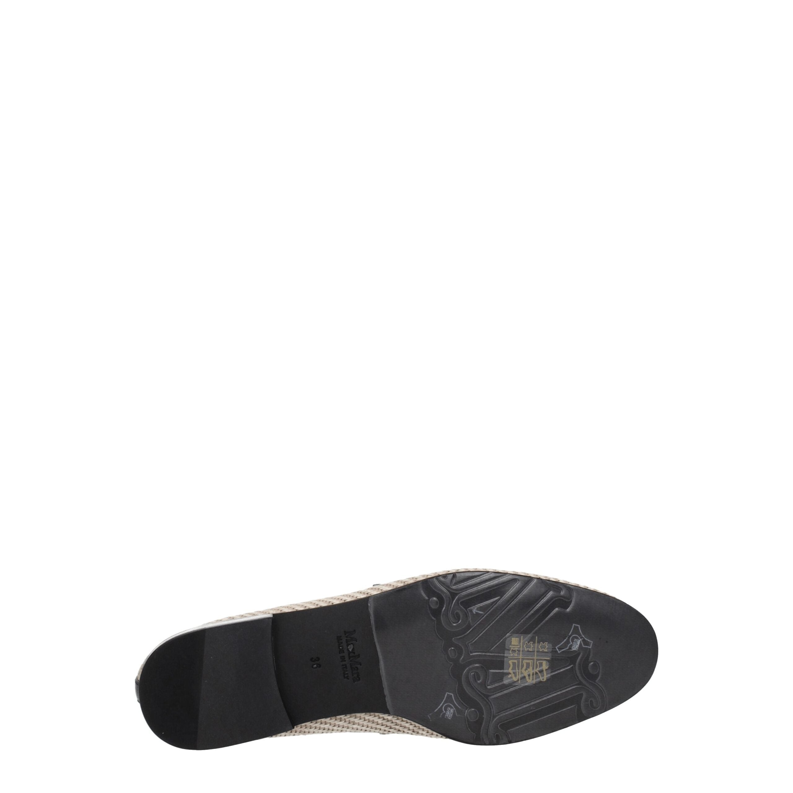 Beige Fabric Slip-On Loafers - ventzia