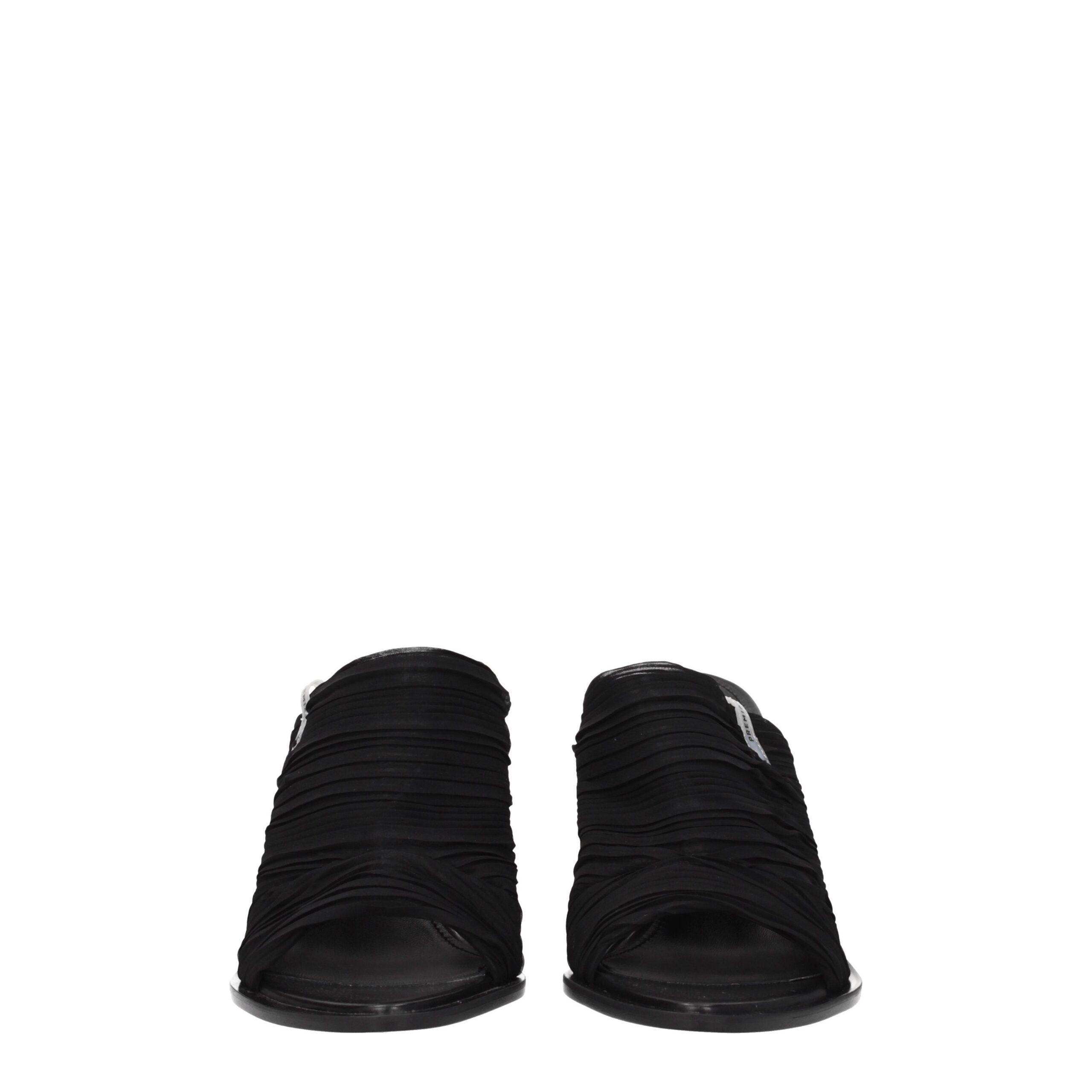 Black Fabric Platforms