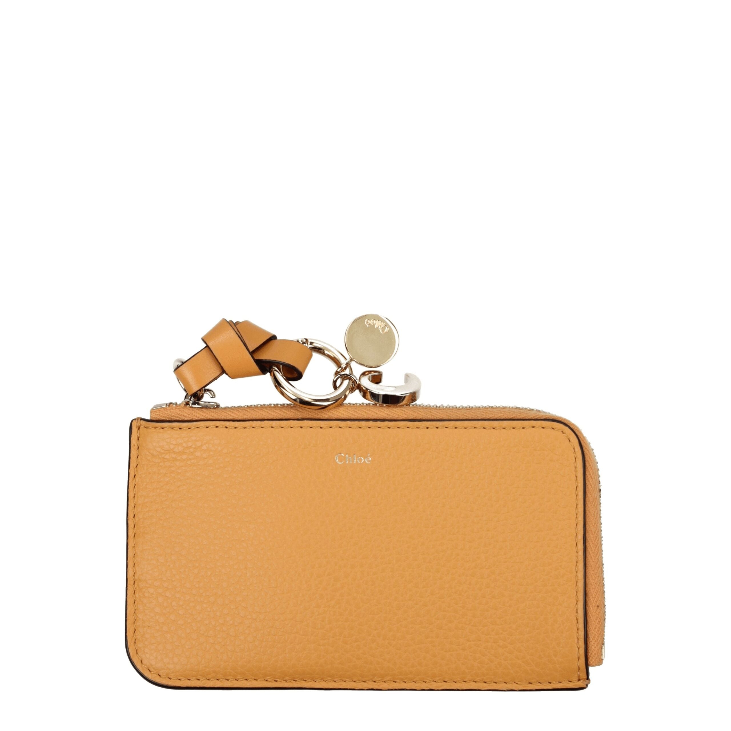 Orange Leather Wallet - ventzia