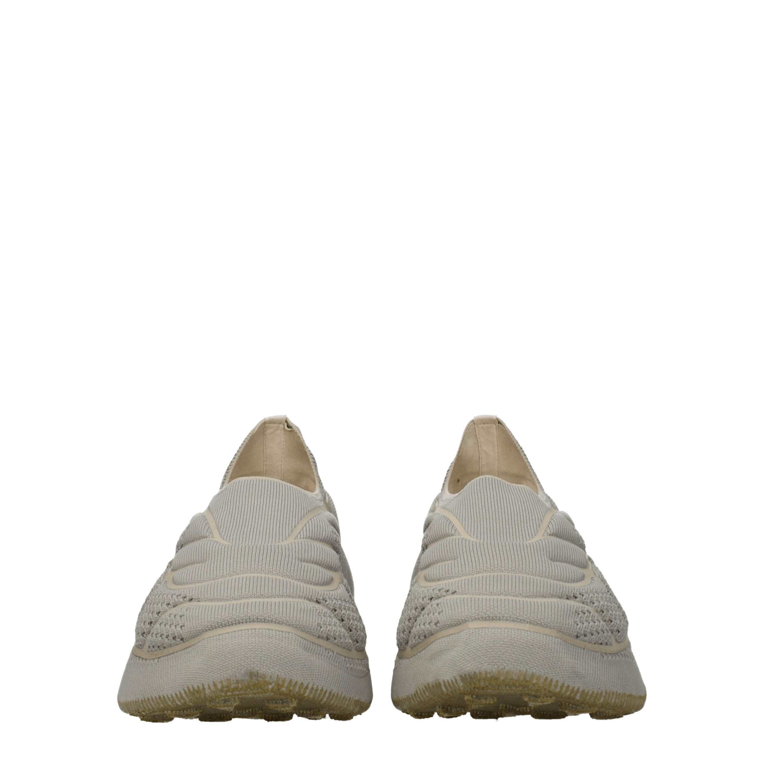 Gray Fabric Athletic Sneakers