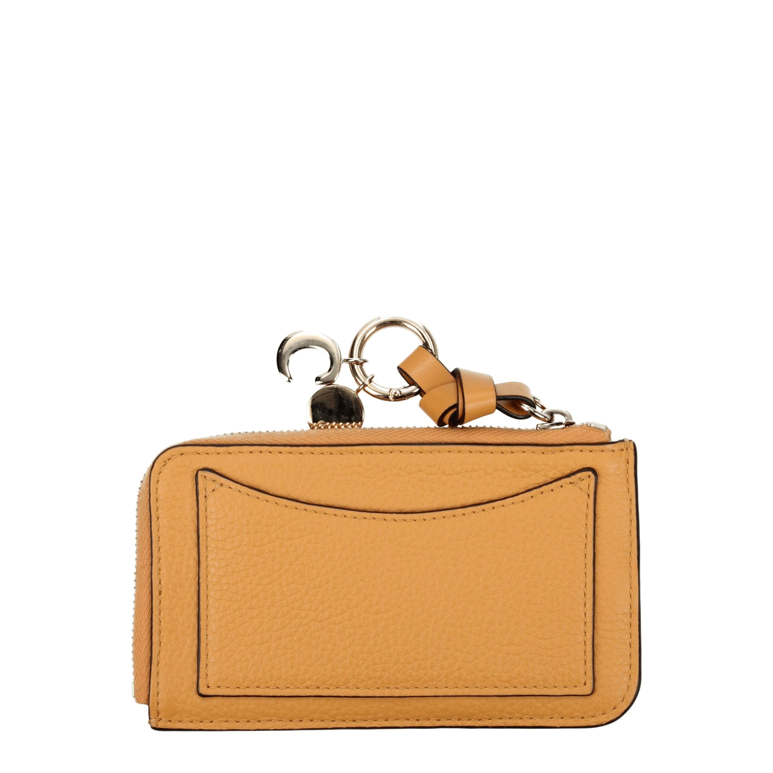 Orange Leather Wallet - ventzia