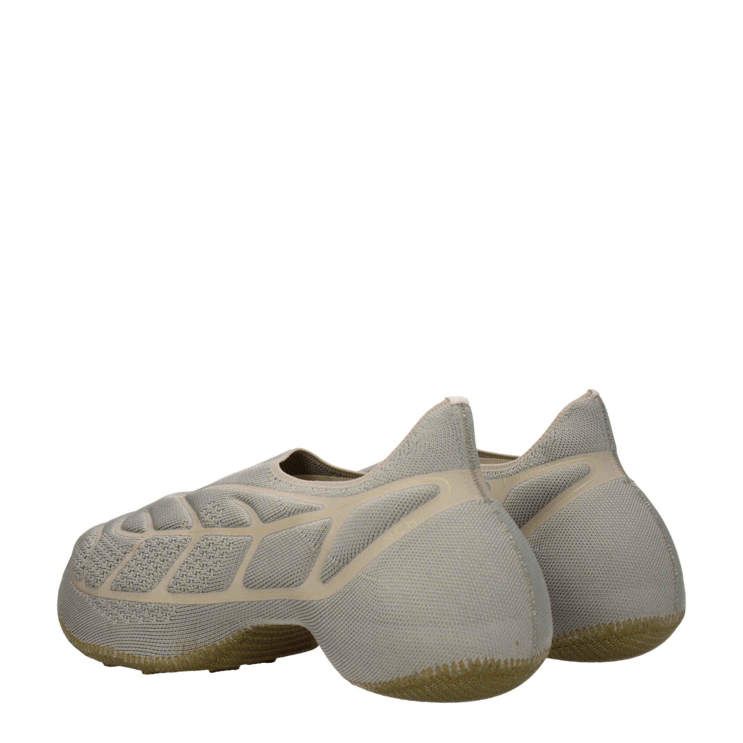 Gray Fabric Athletic Sneakers
