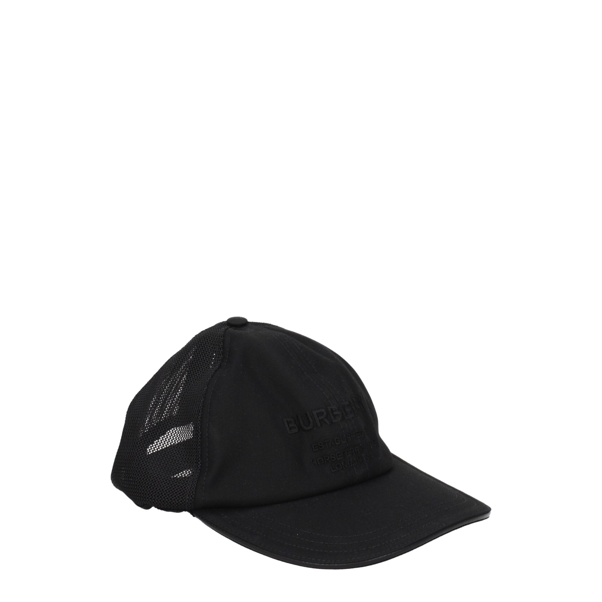 Black Cotton Cap (Baseball Hat) - ventzia