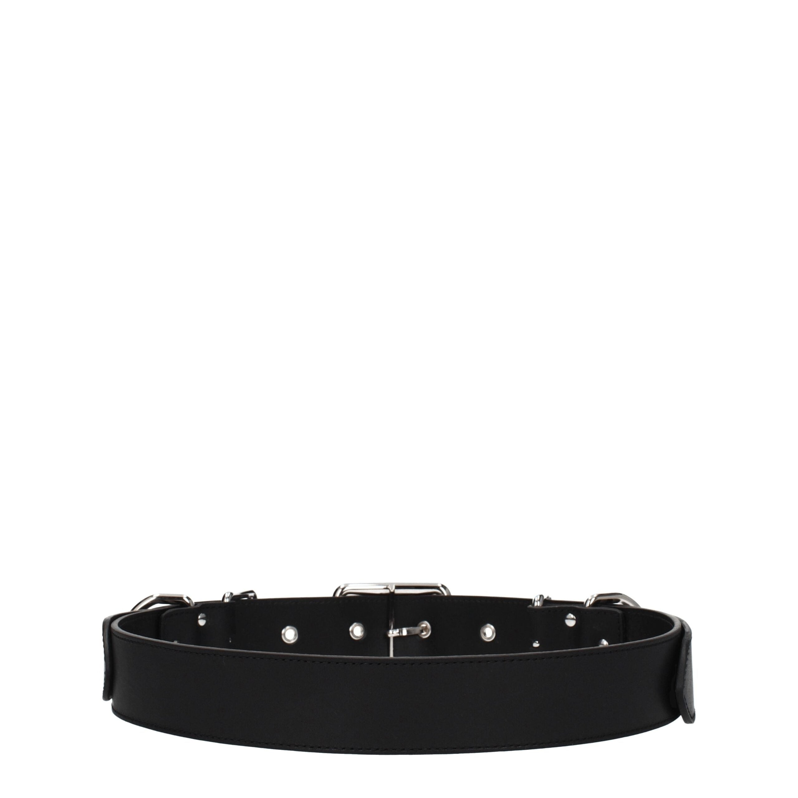 Black Leather Belt - ventzia