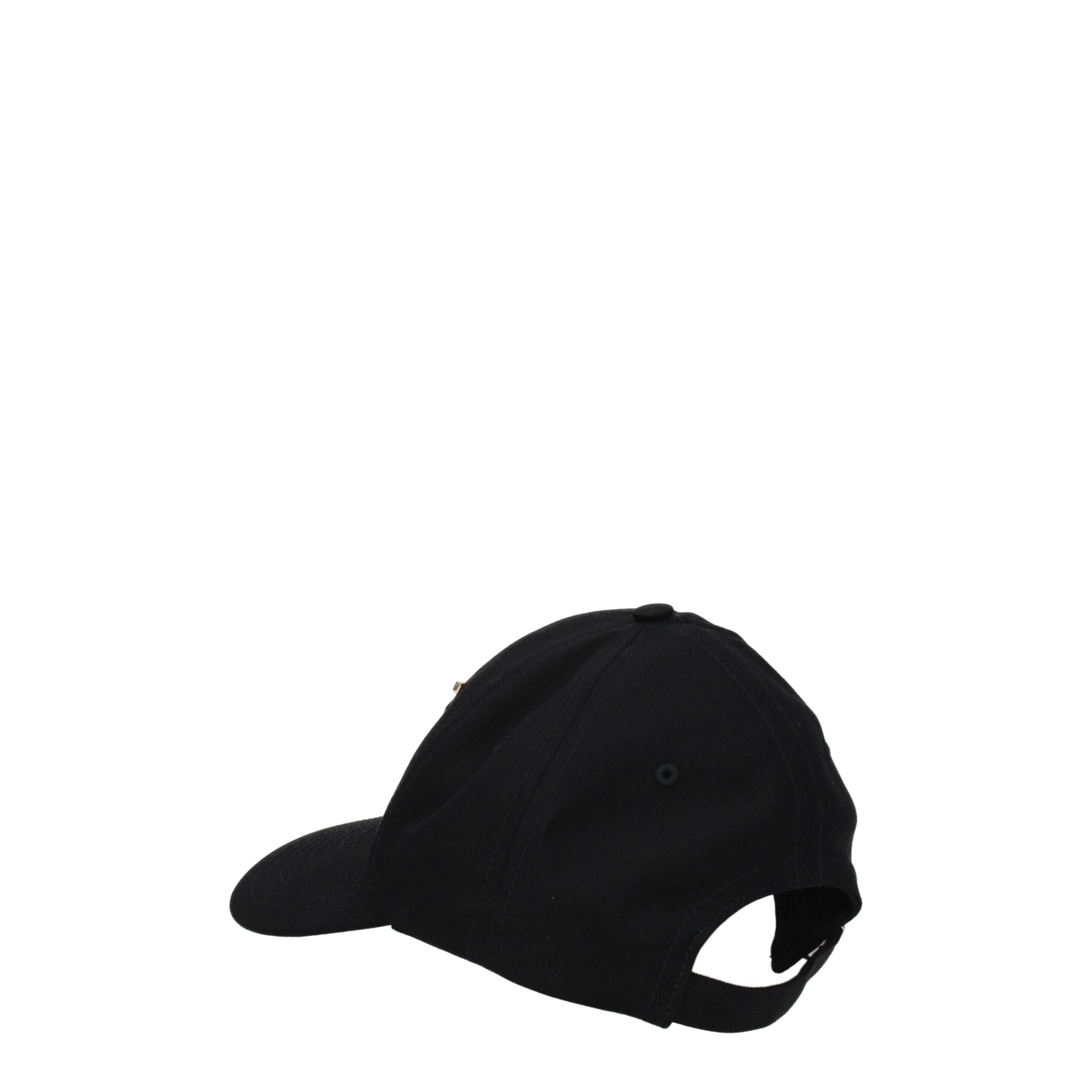 Black Cotton Cap (Baseball Hat) - ventzia