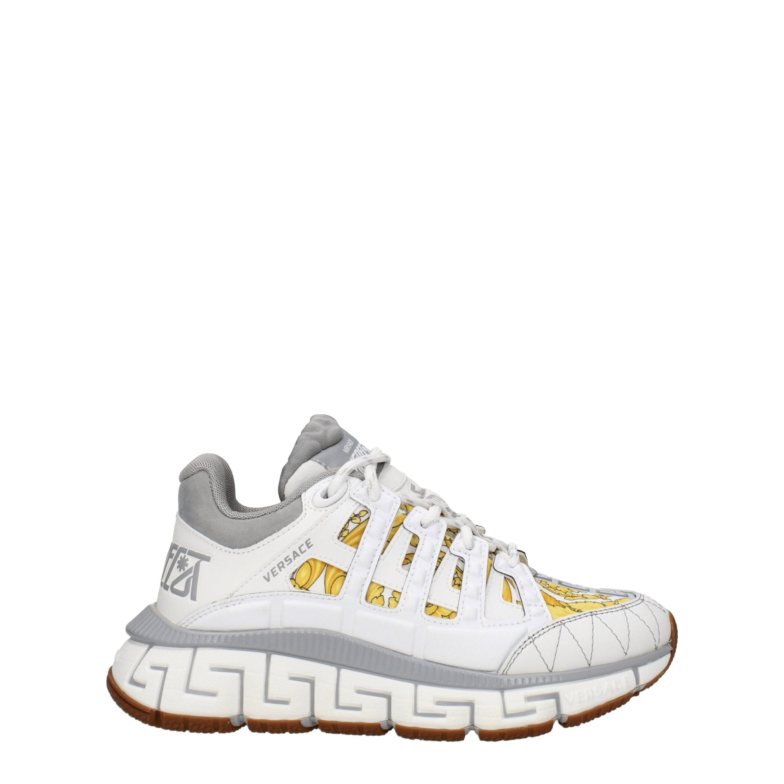 White Fabric Athletic Sneakers - ventzia