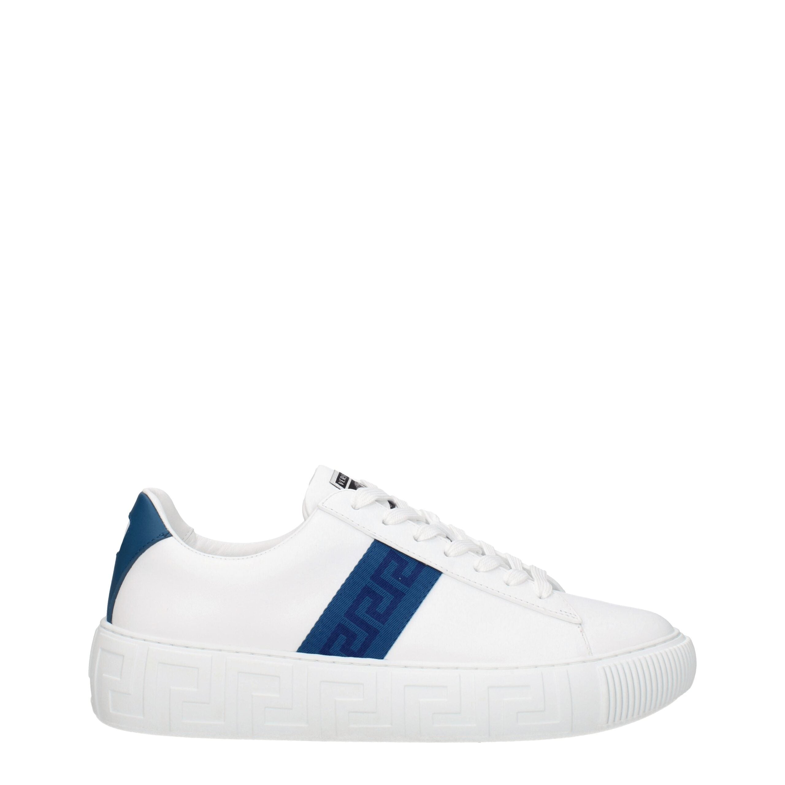 White Leather Low Top Sneakers - ventzia
