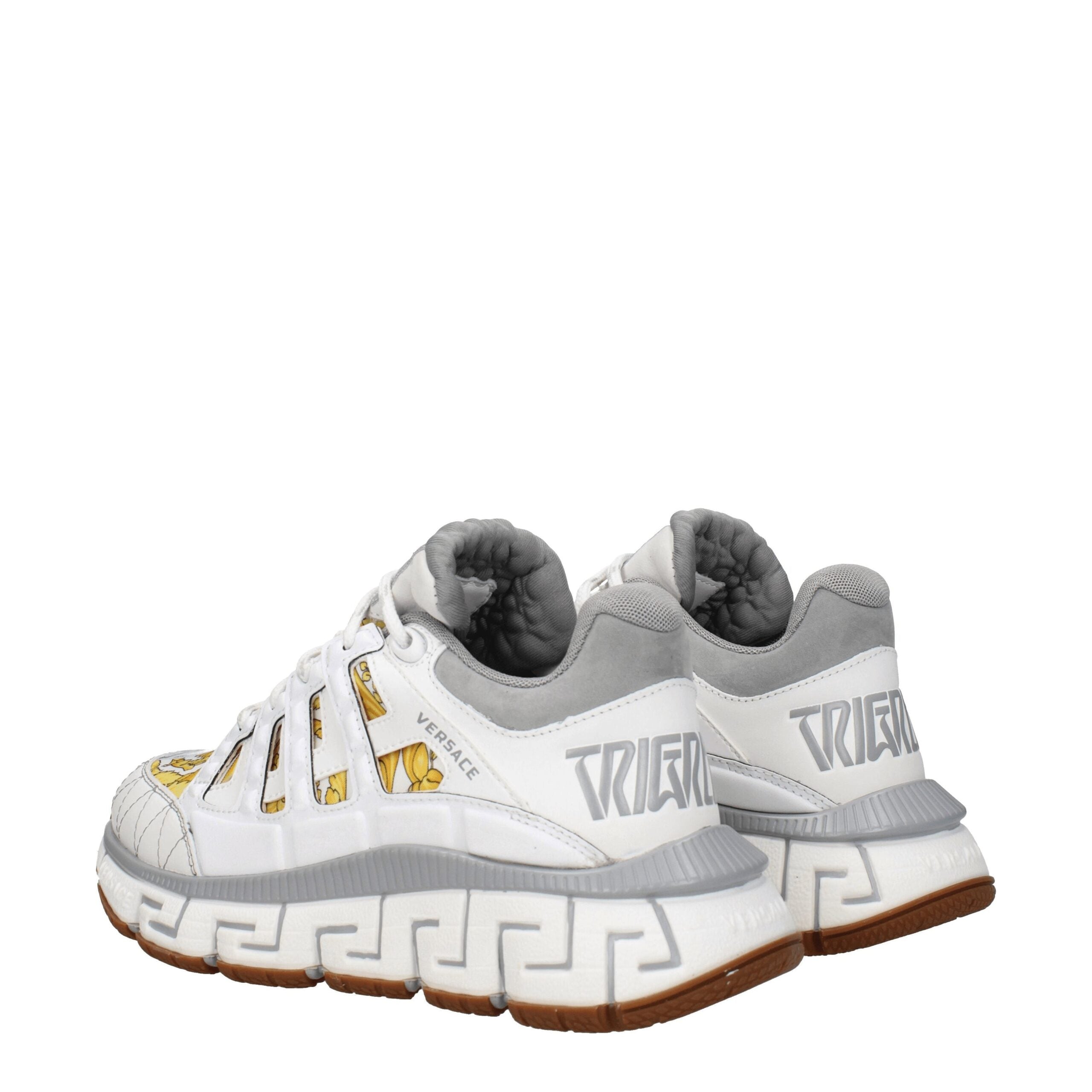 White Fabric Athletic Sneakers - ventzia