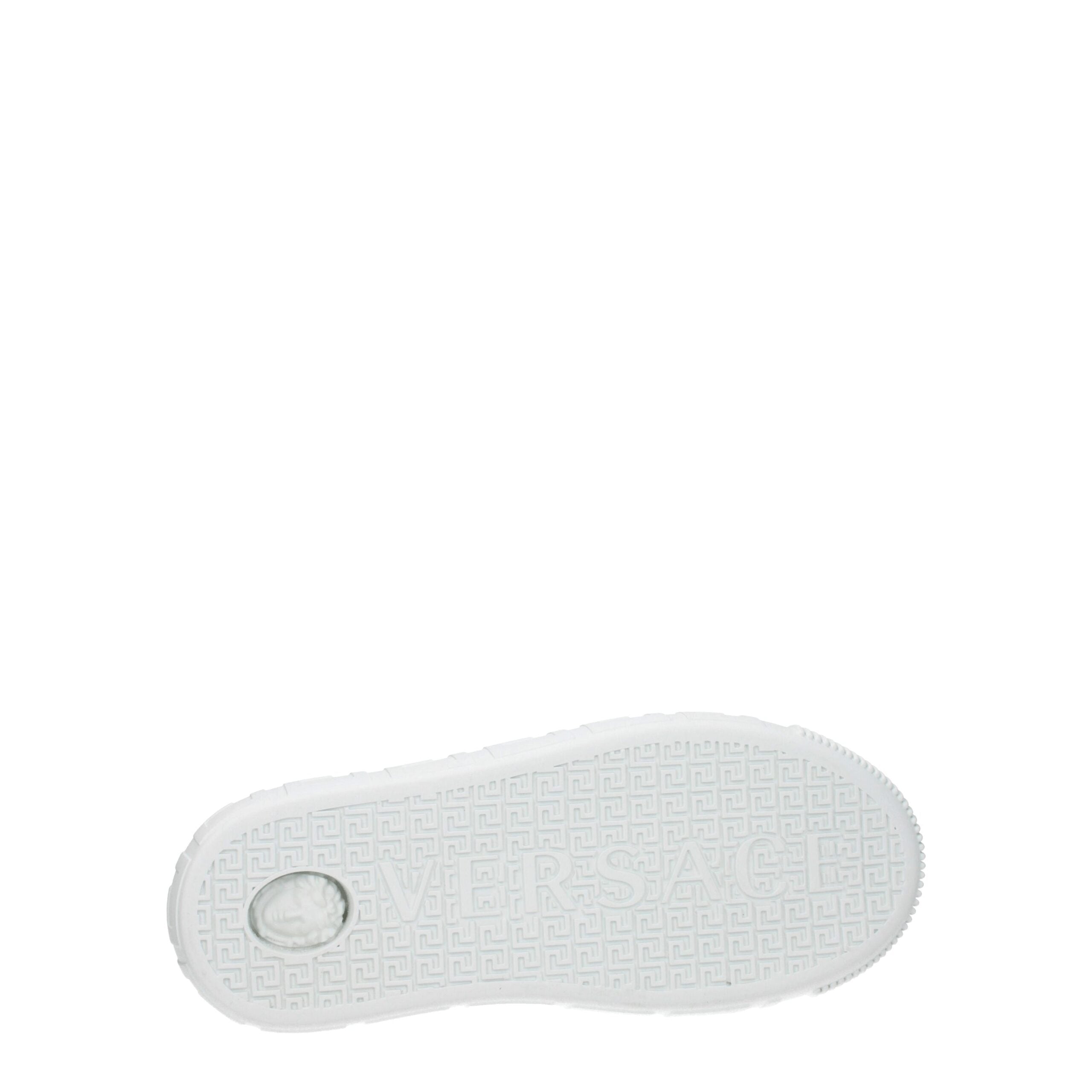 White Leather Low Top Sneakers