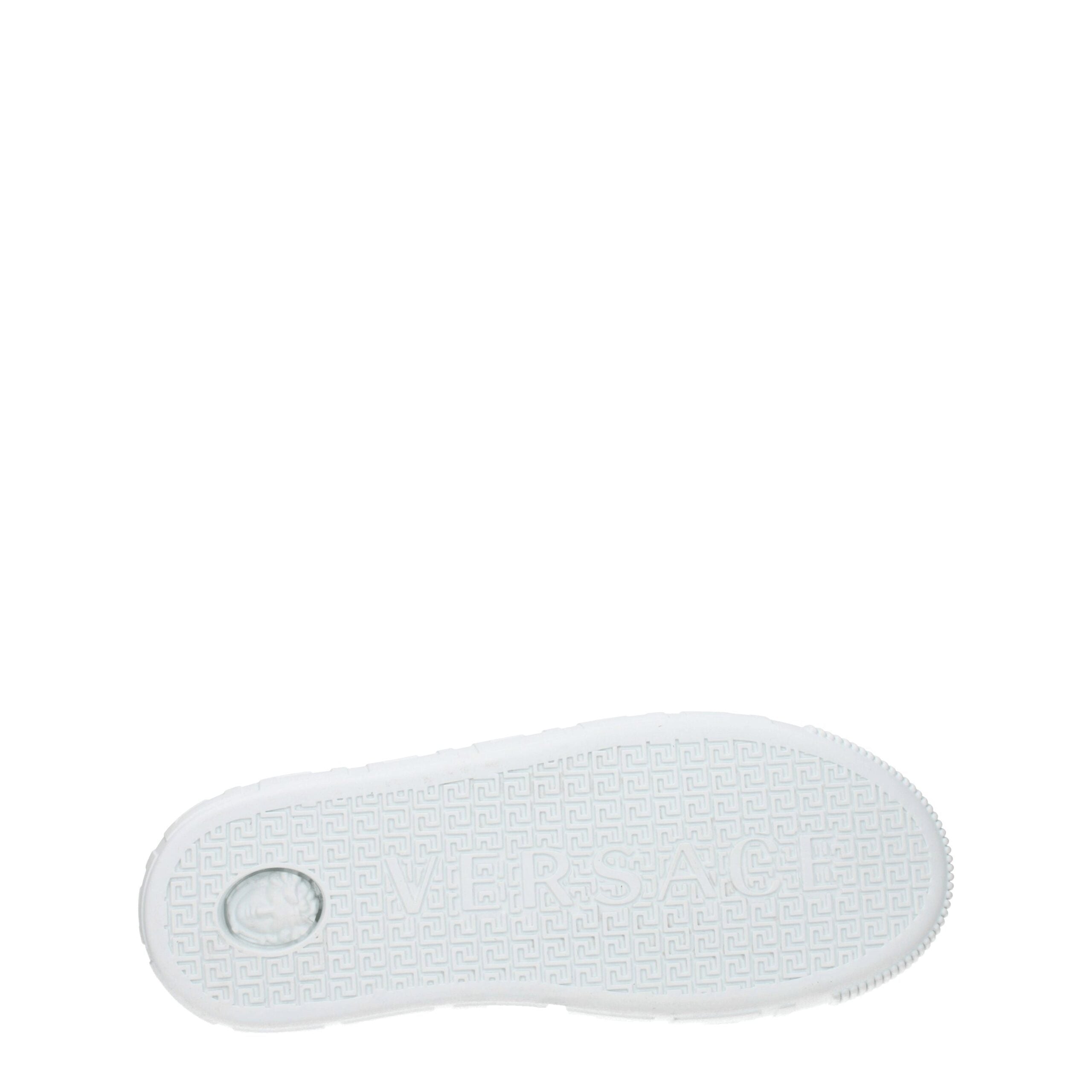 White Leather Low Top Sneakers - ventzia