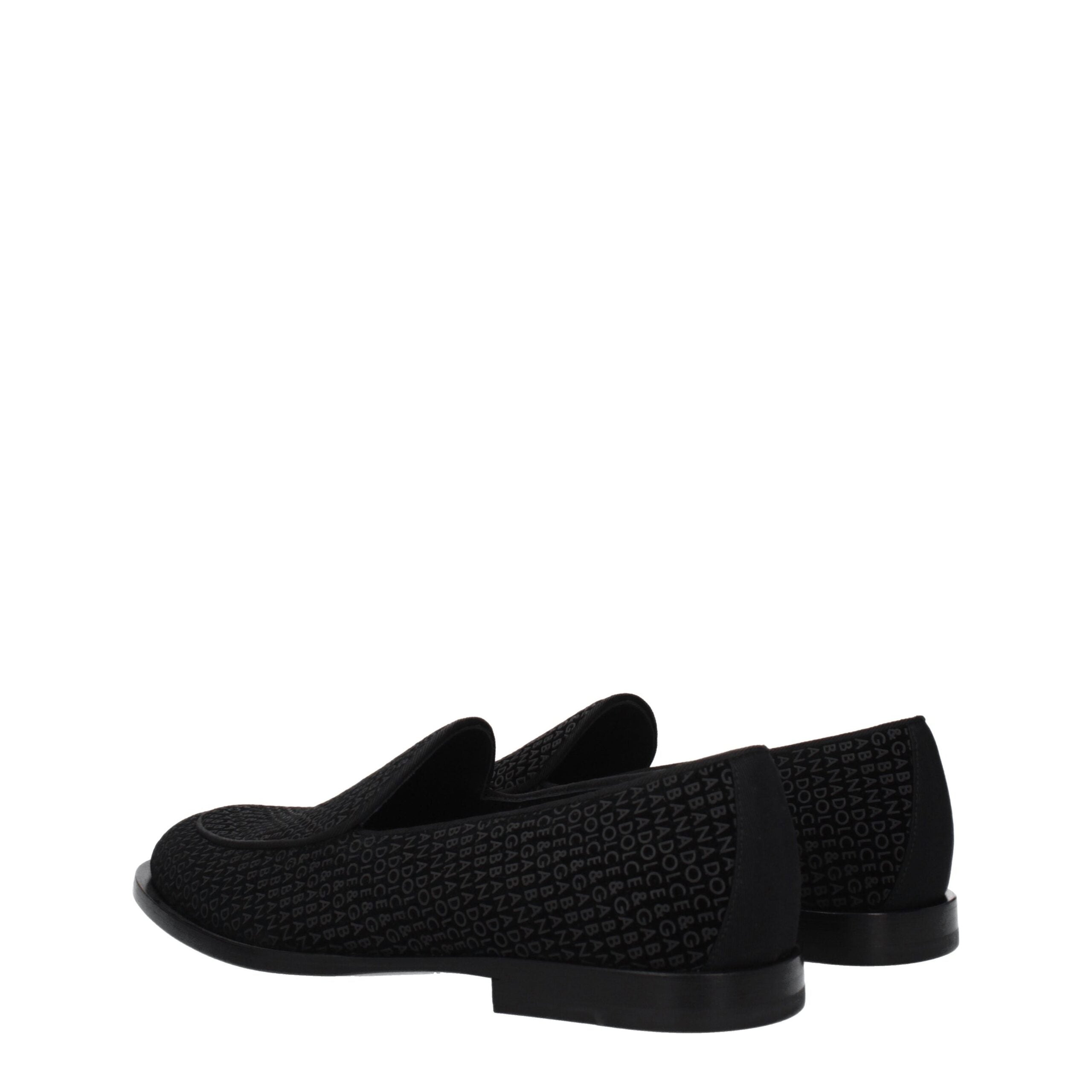 Black Velvet Slip-On Loafers - ventzia