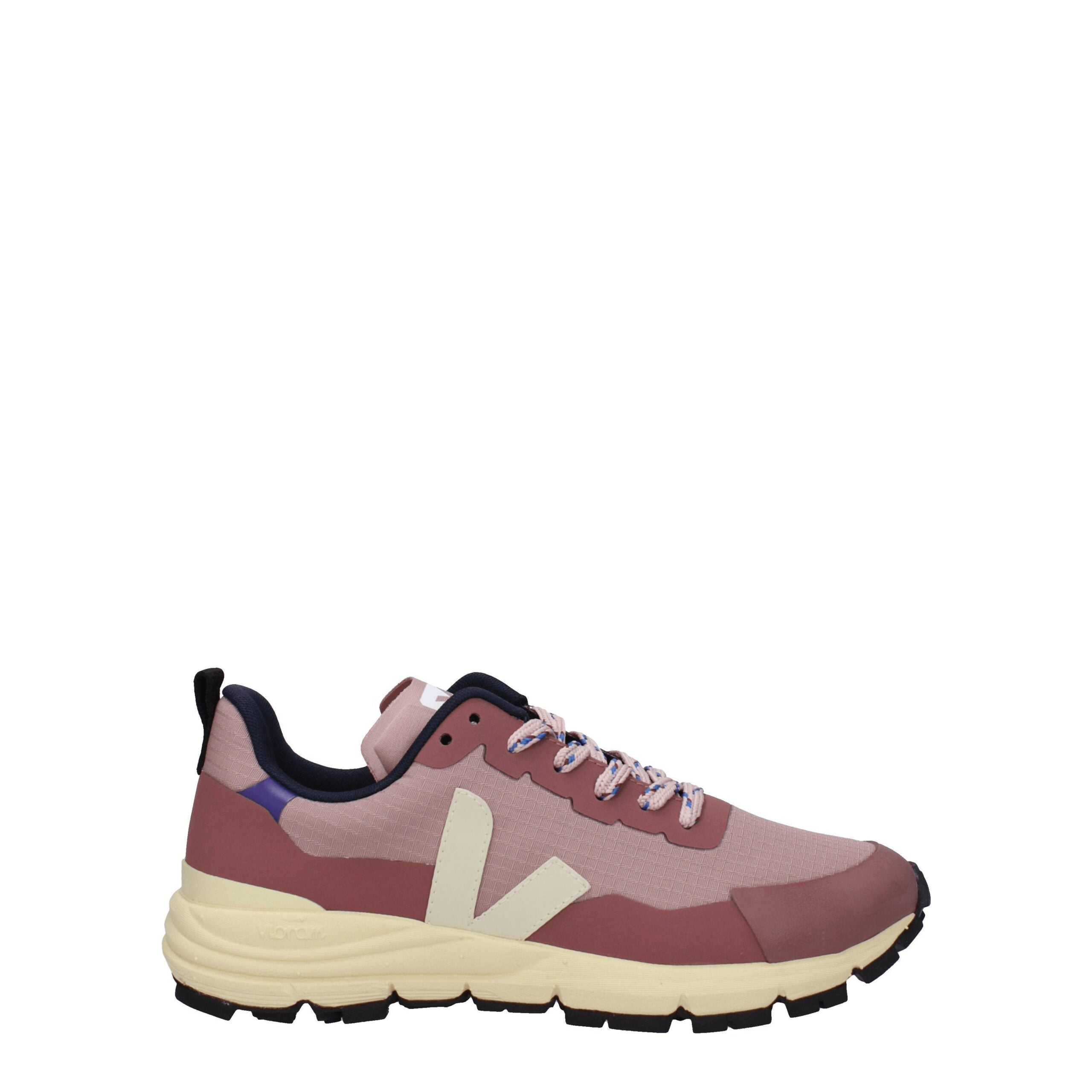 Pink Fabric Athletic Sneakers - ventzia