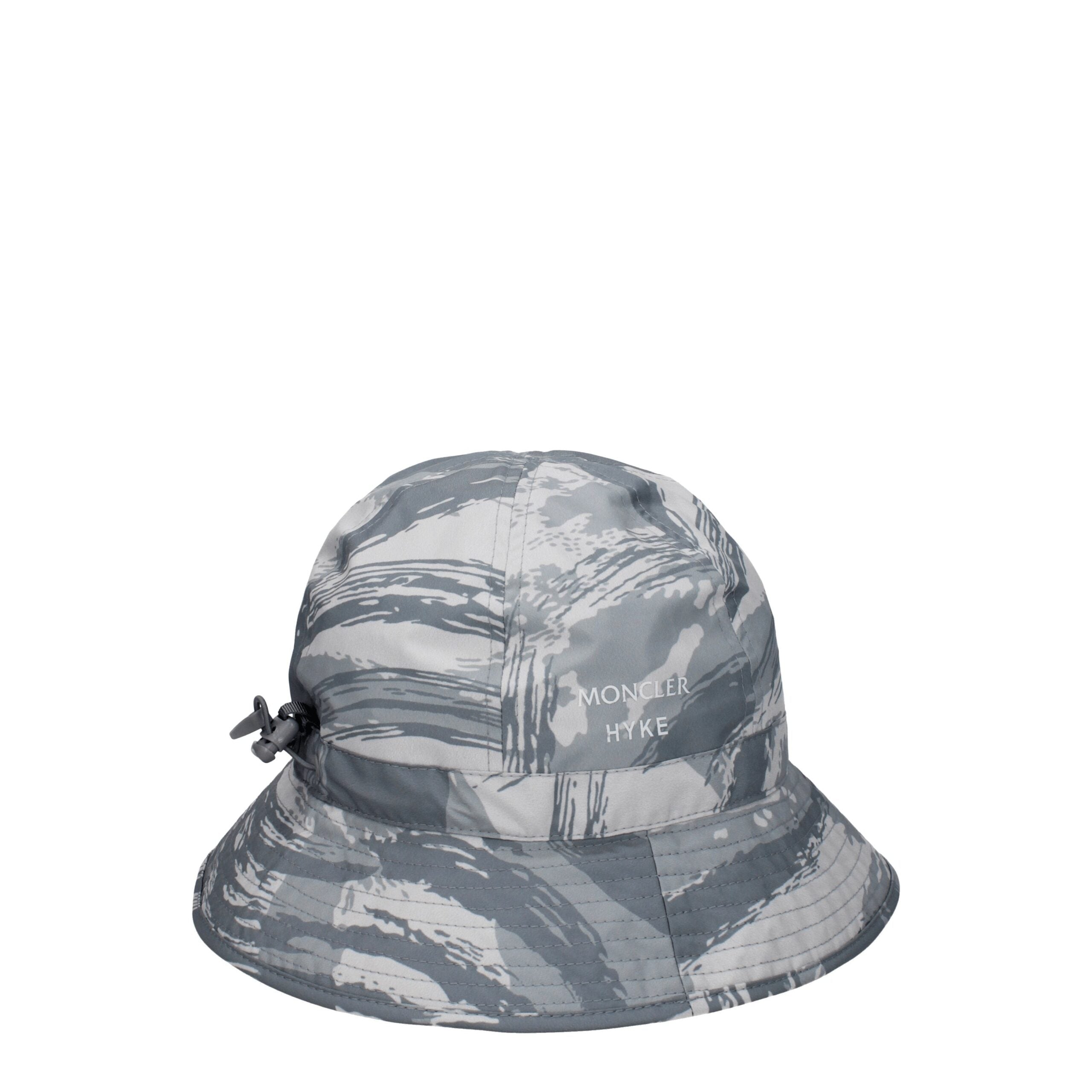 Gray Polyester Bucket Hat - ventzia