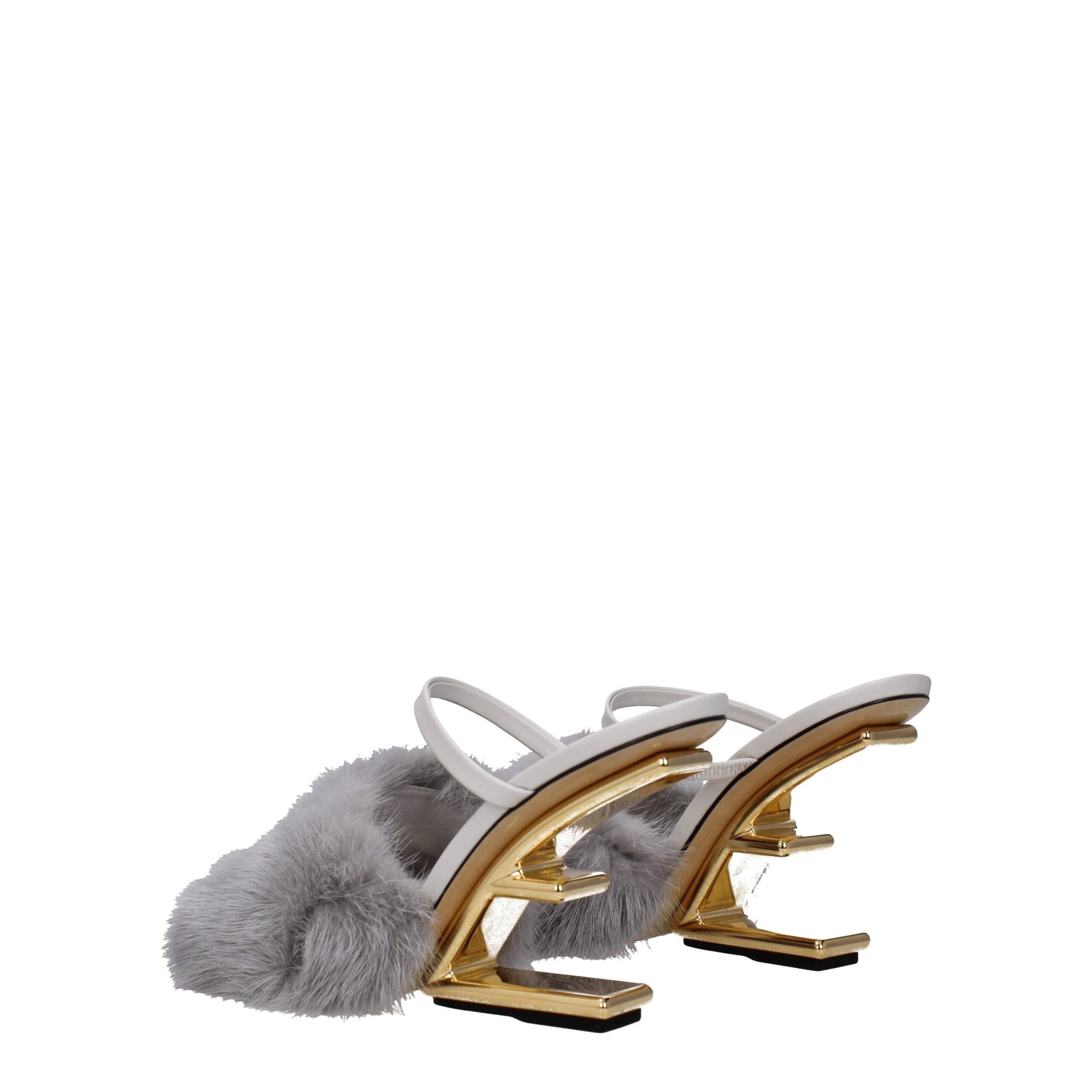 Gray Mink Slippers - ventzia