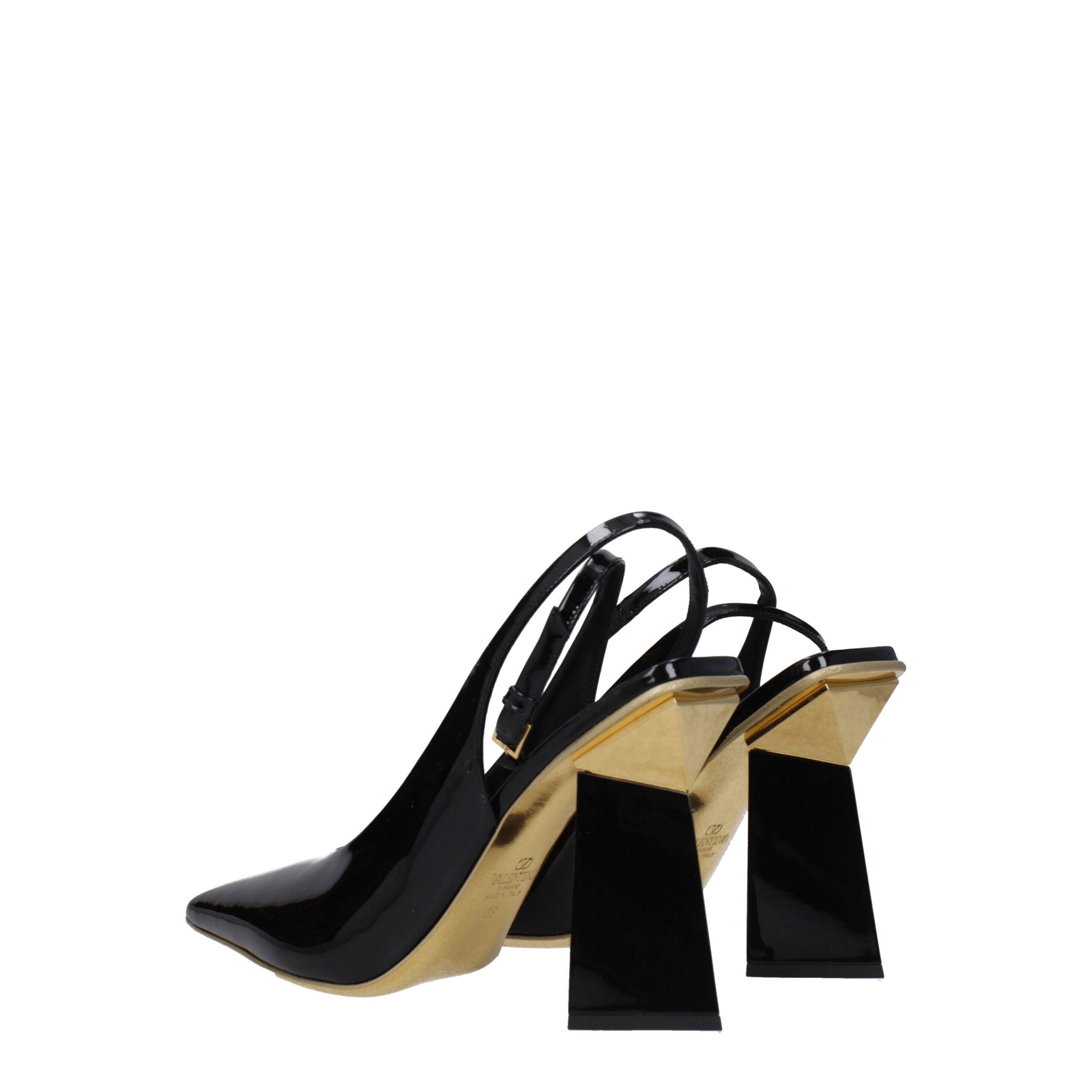 Black Leather Sandals - ventzia