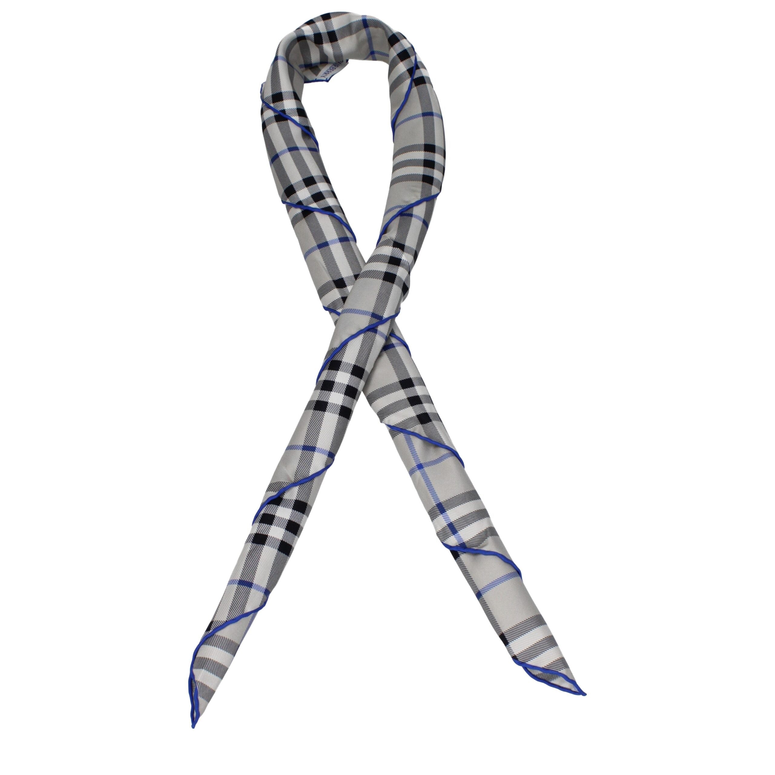 Gray Silk Foulard
