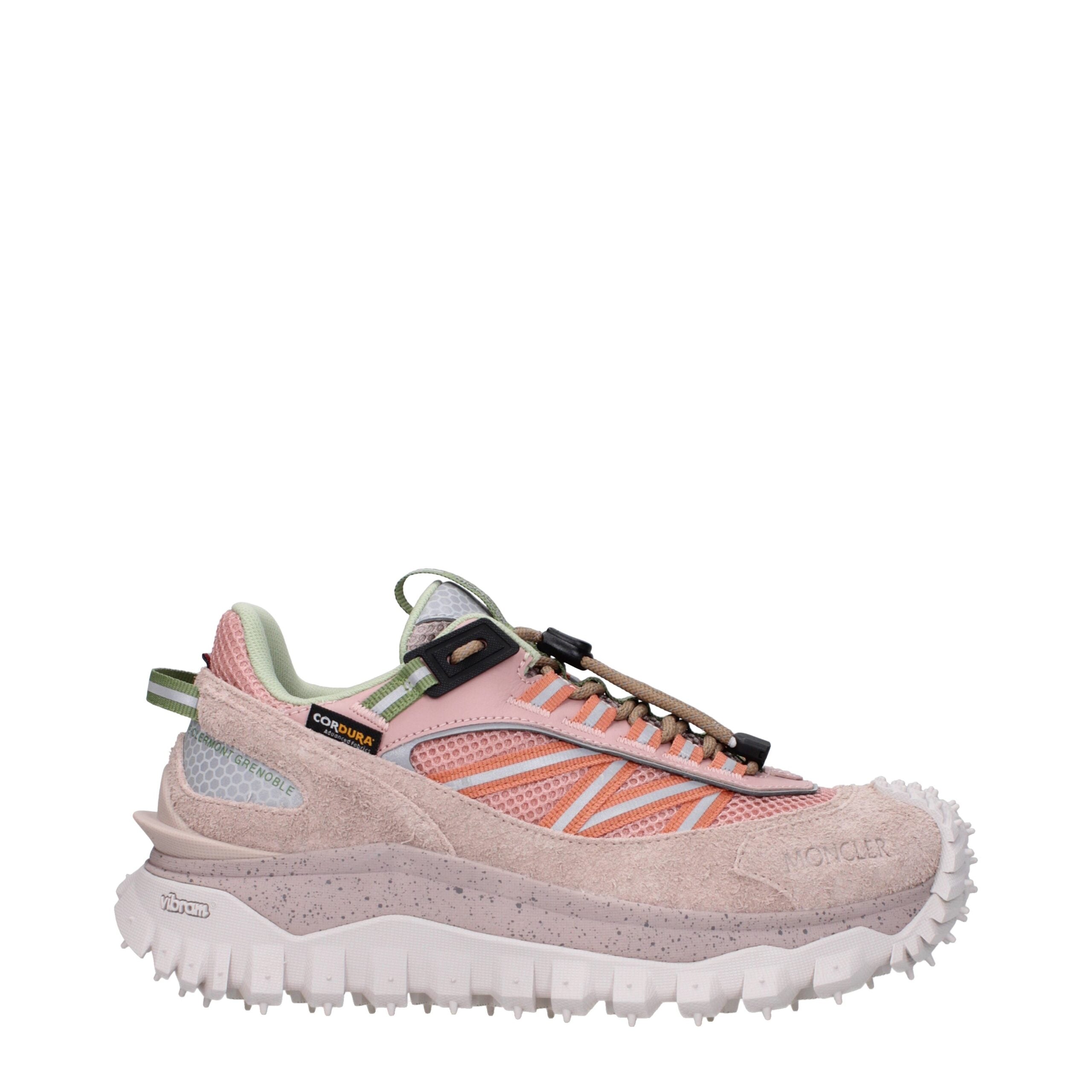 Pink Leather Athletic Sneakers - ventzia