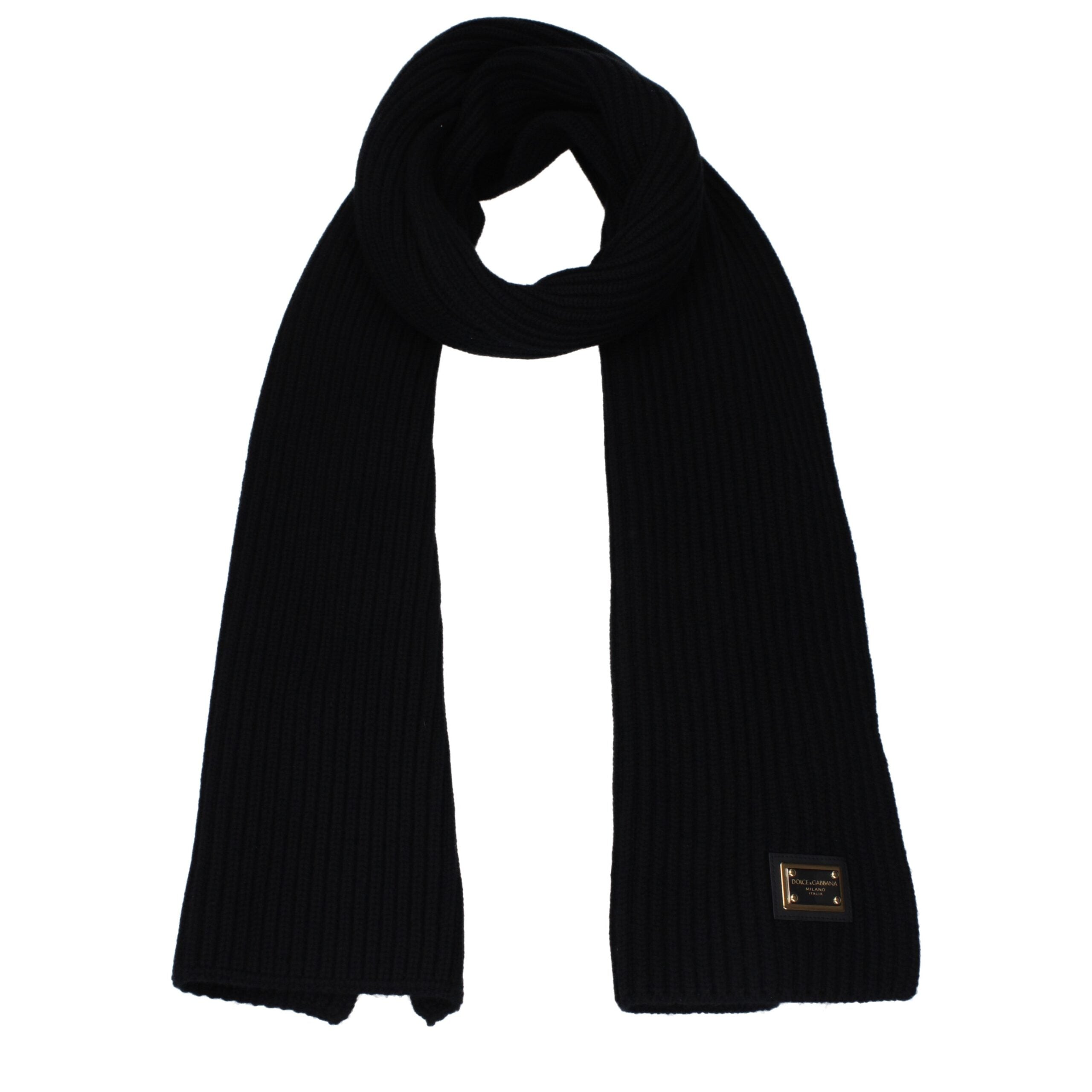 Black Cashmere Scarf - ventzia