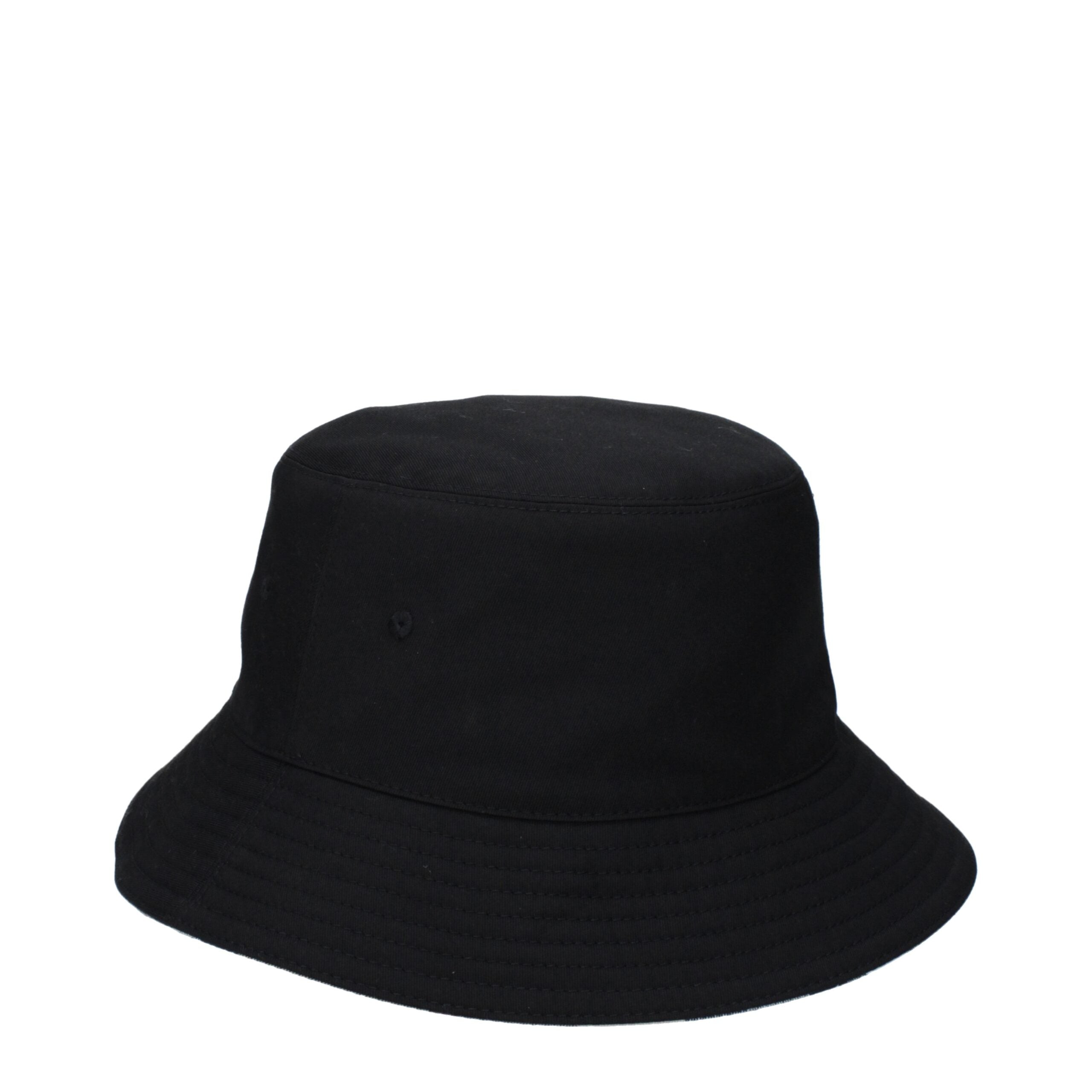 Black Fabric Bucket Hat - ventzia