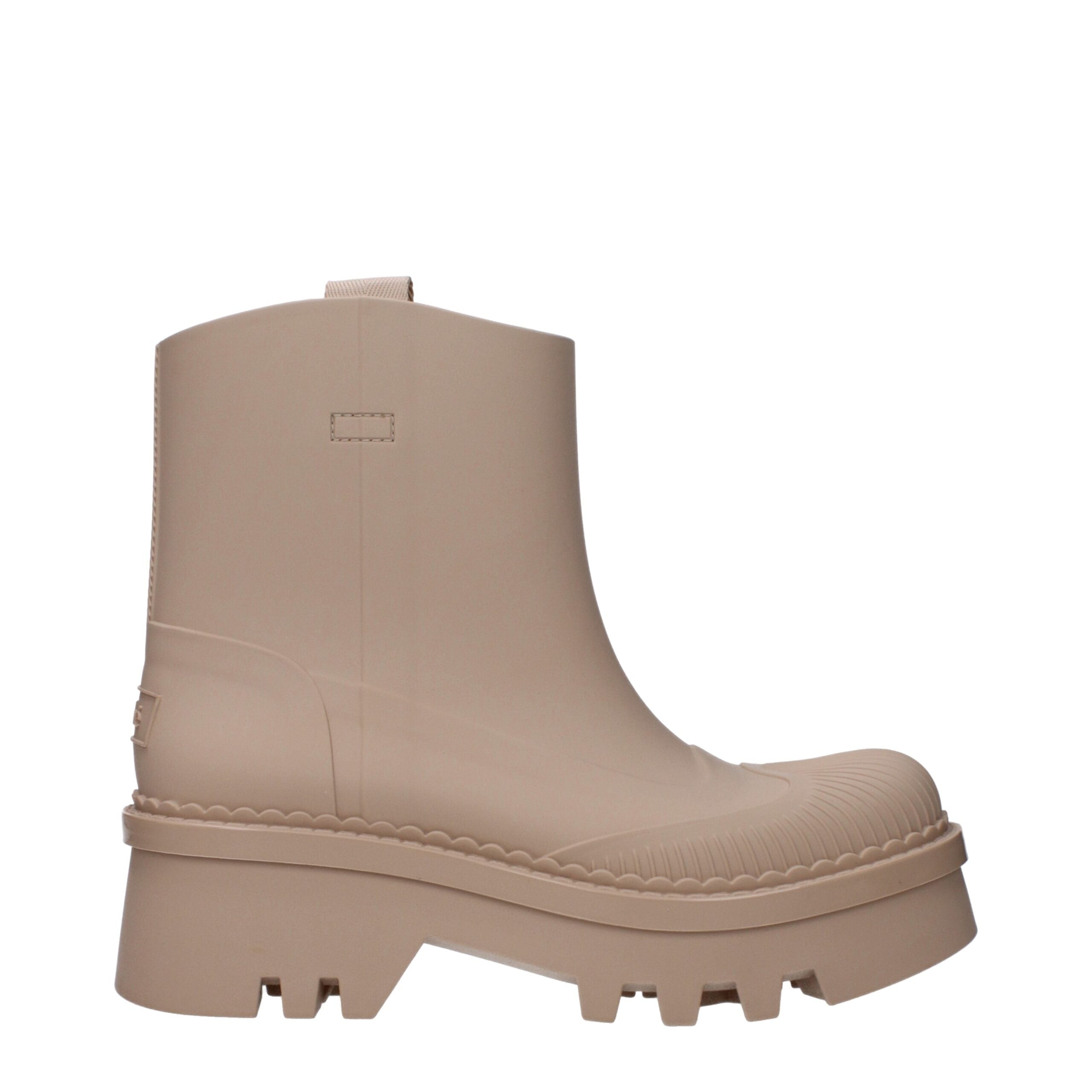 Pink Cotton Ankle Boots - ventzia