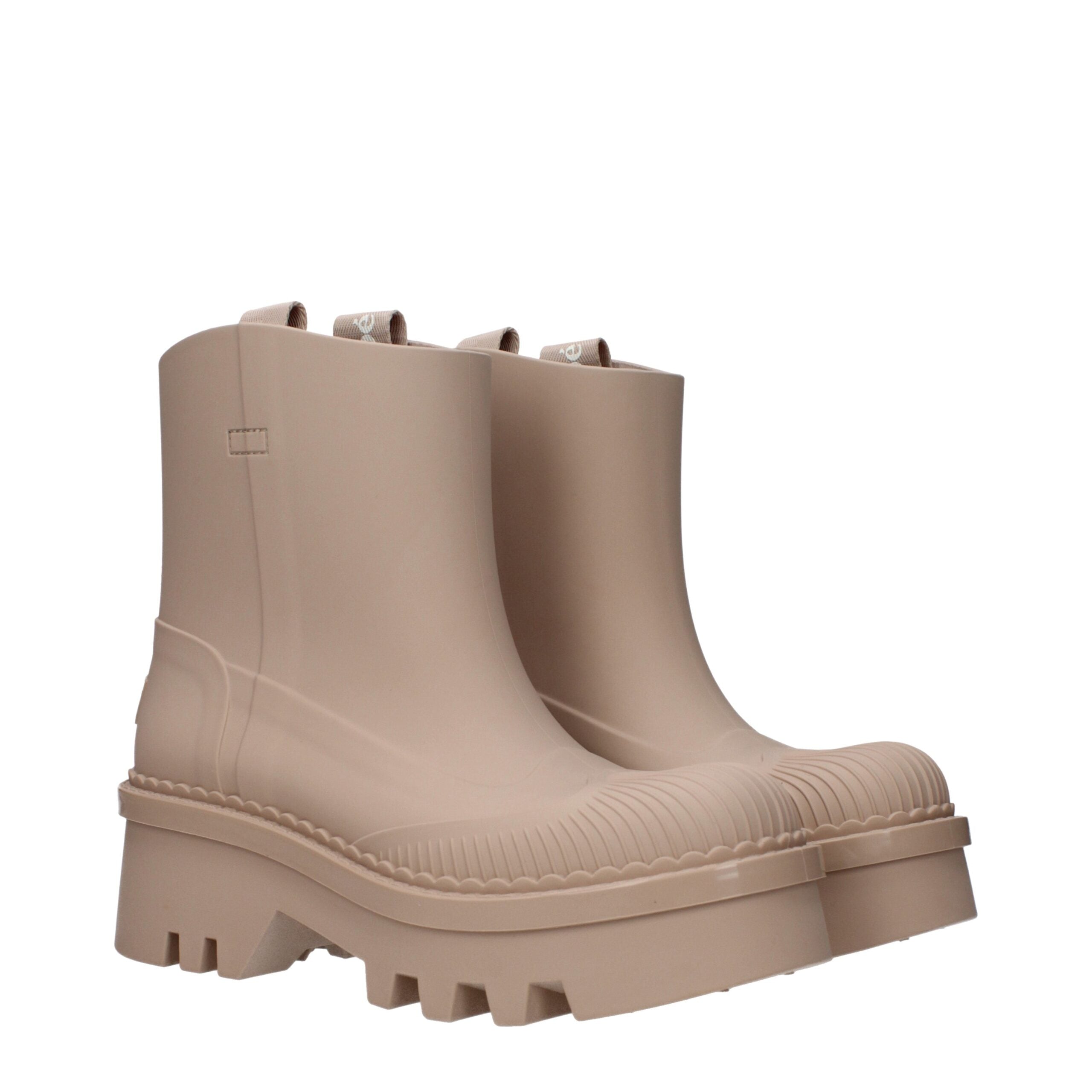 Pink Cotton Ankle Boots - ventzia