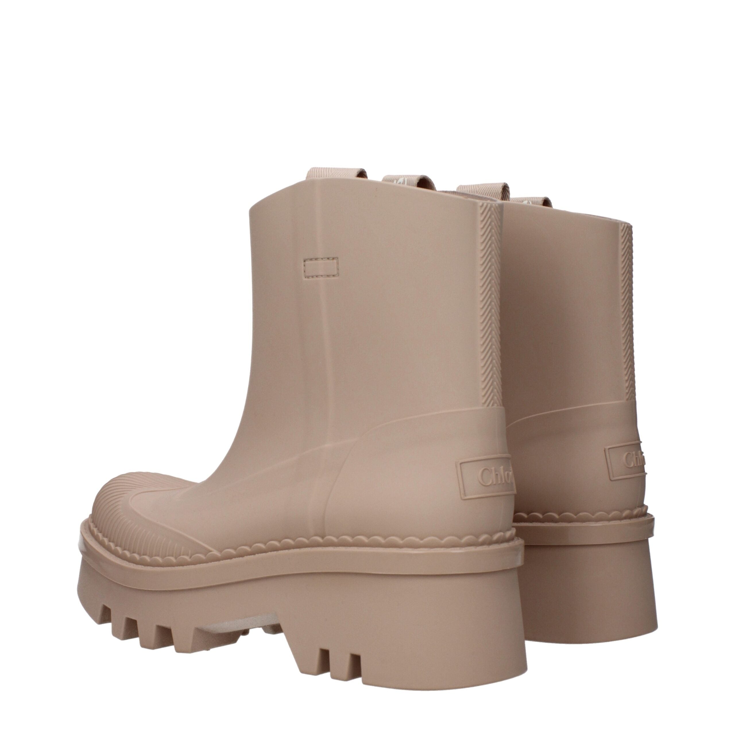 Pink Cotton Ankle Boots - ventzia