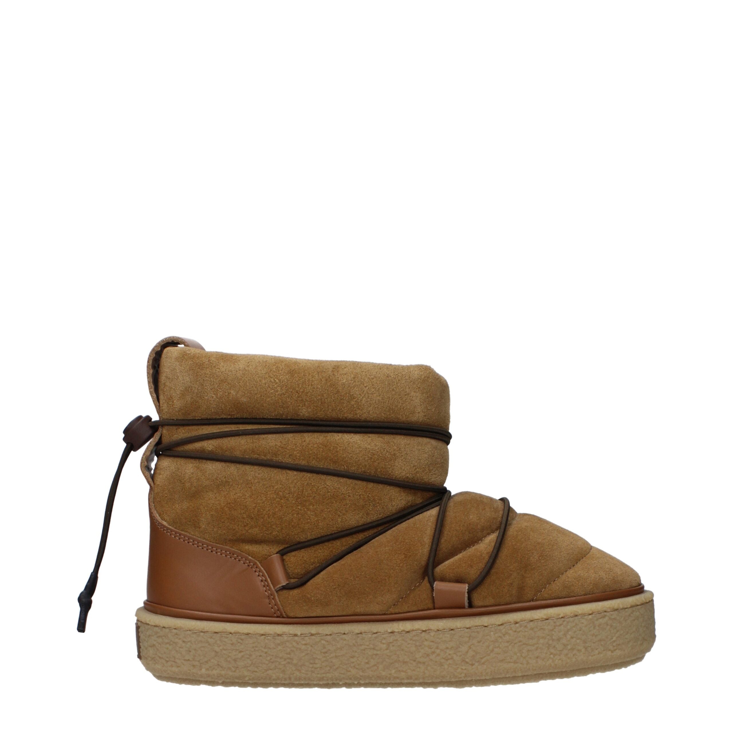 Brown Leather Ankle Boots - ventzia