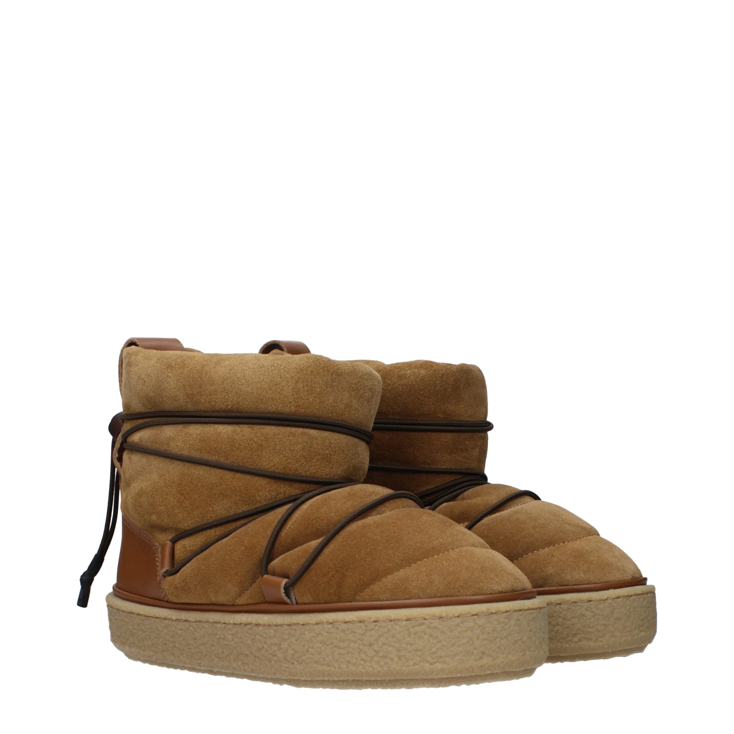 Brown Leather Ankle Boots - ventzia