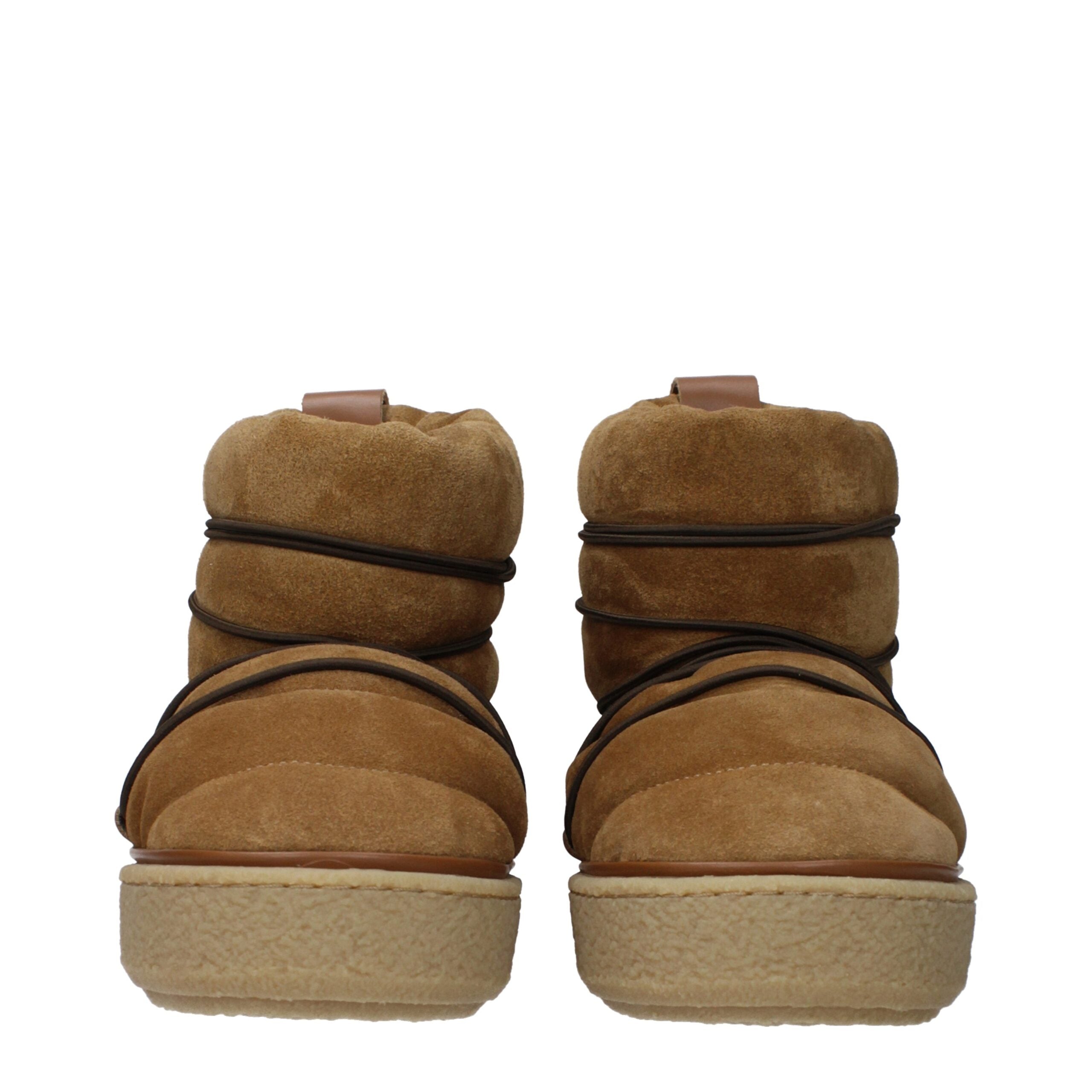 Brown Leather Ankle Boots - ventzia