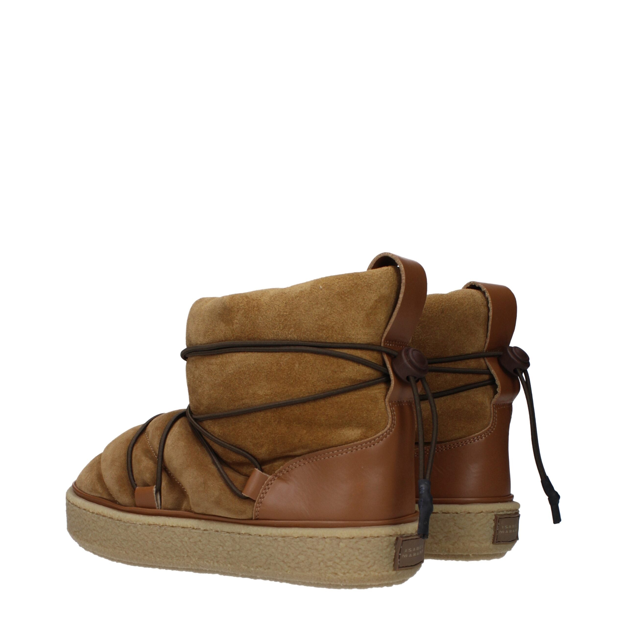 Brown Leather Ankle Boots - ventzia